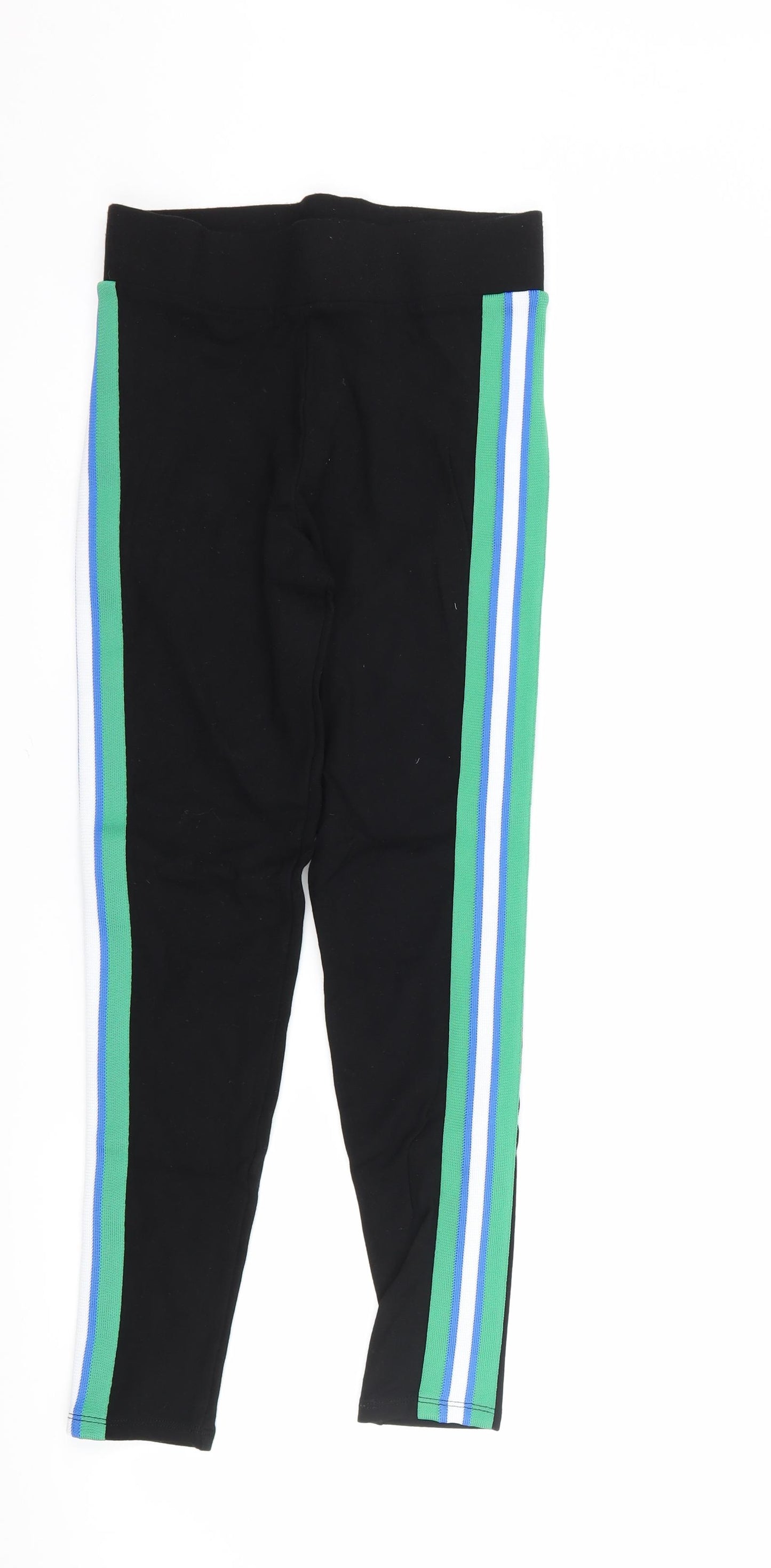 Marks and Spencer Womens Black   Capri Leggings Size 8 L25 in