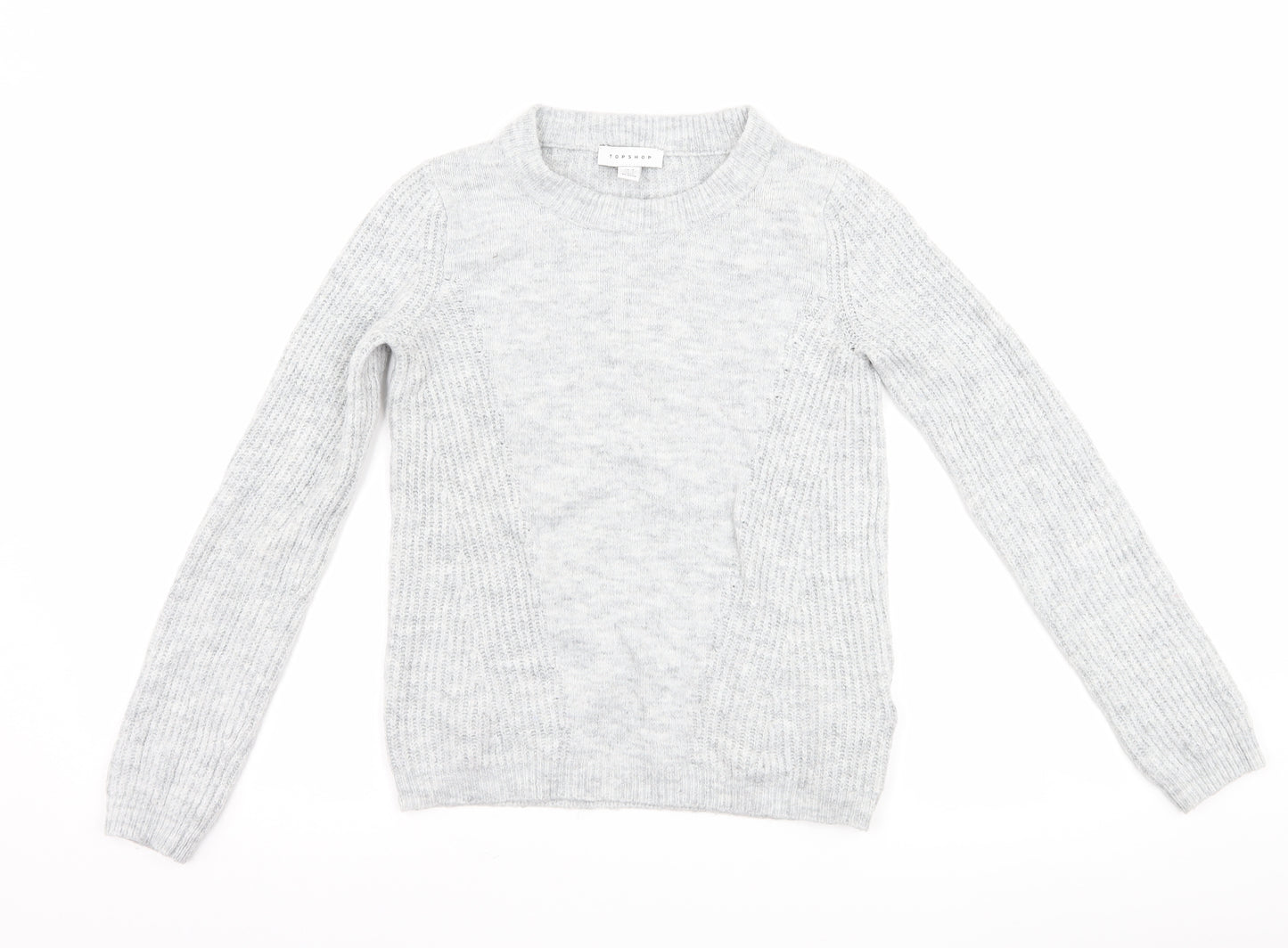 Topshop Womens Grey   Pullover Jumper Size 4