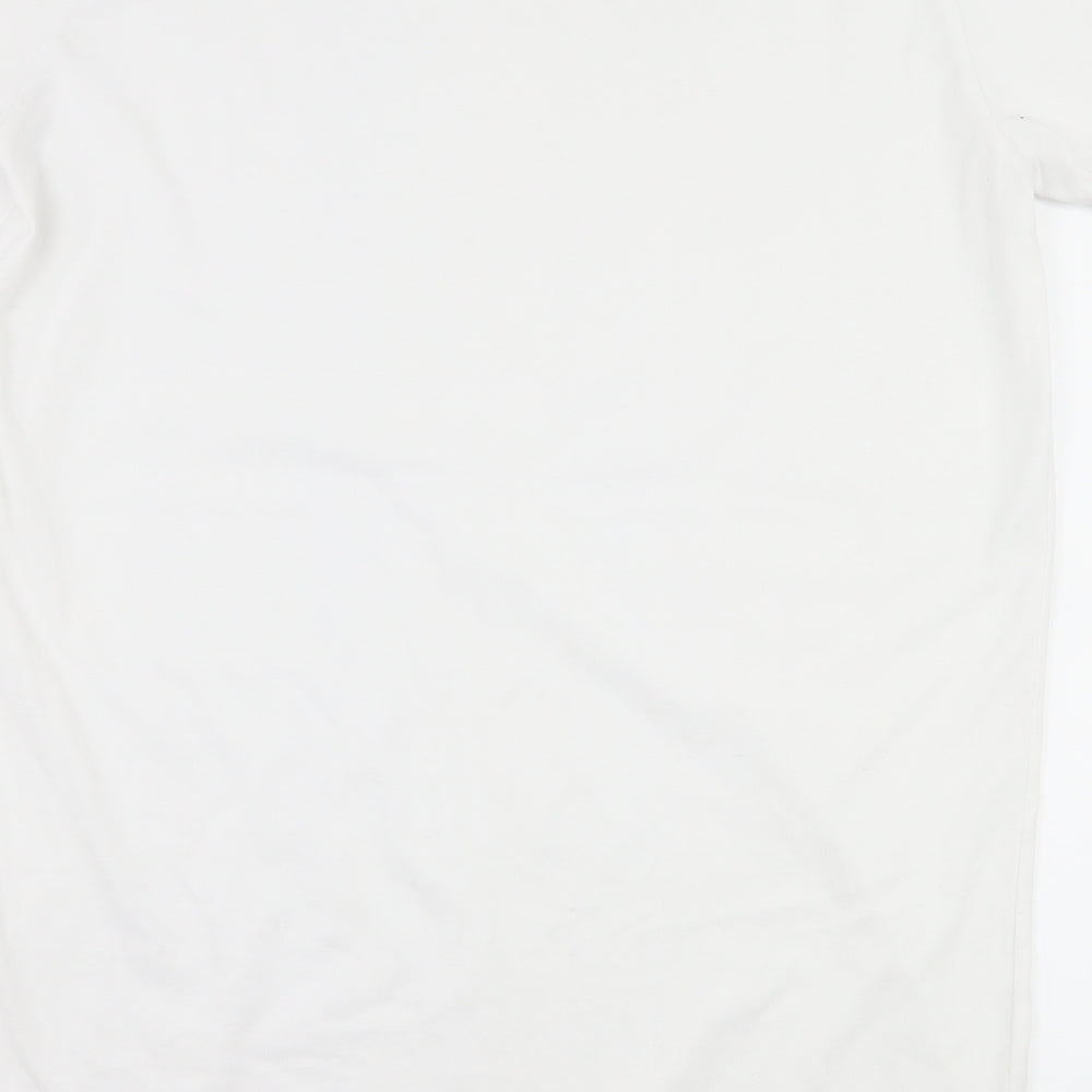 Missguided Womens White   T-Shirt Dress  Size 12