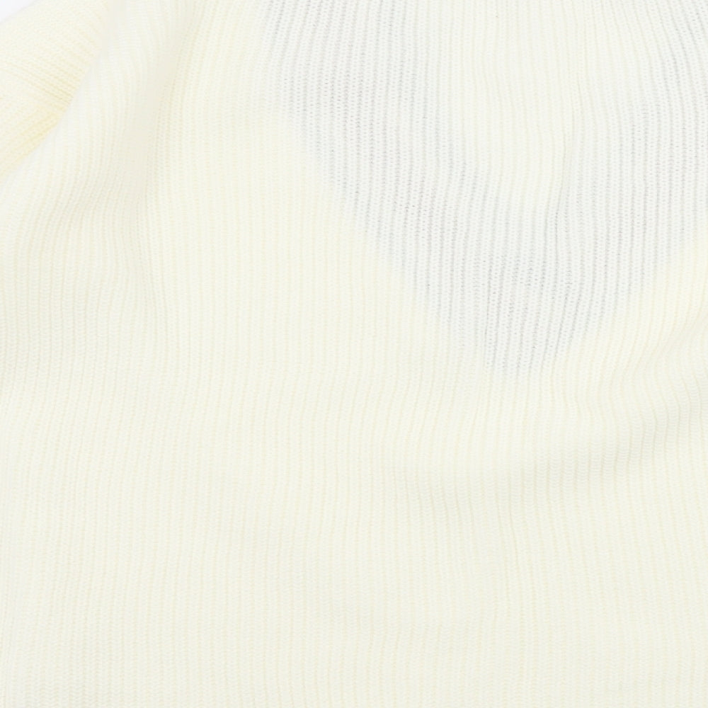 PRETTYLITTLETHING Womens White   Pullover Jumper Size S