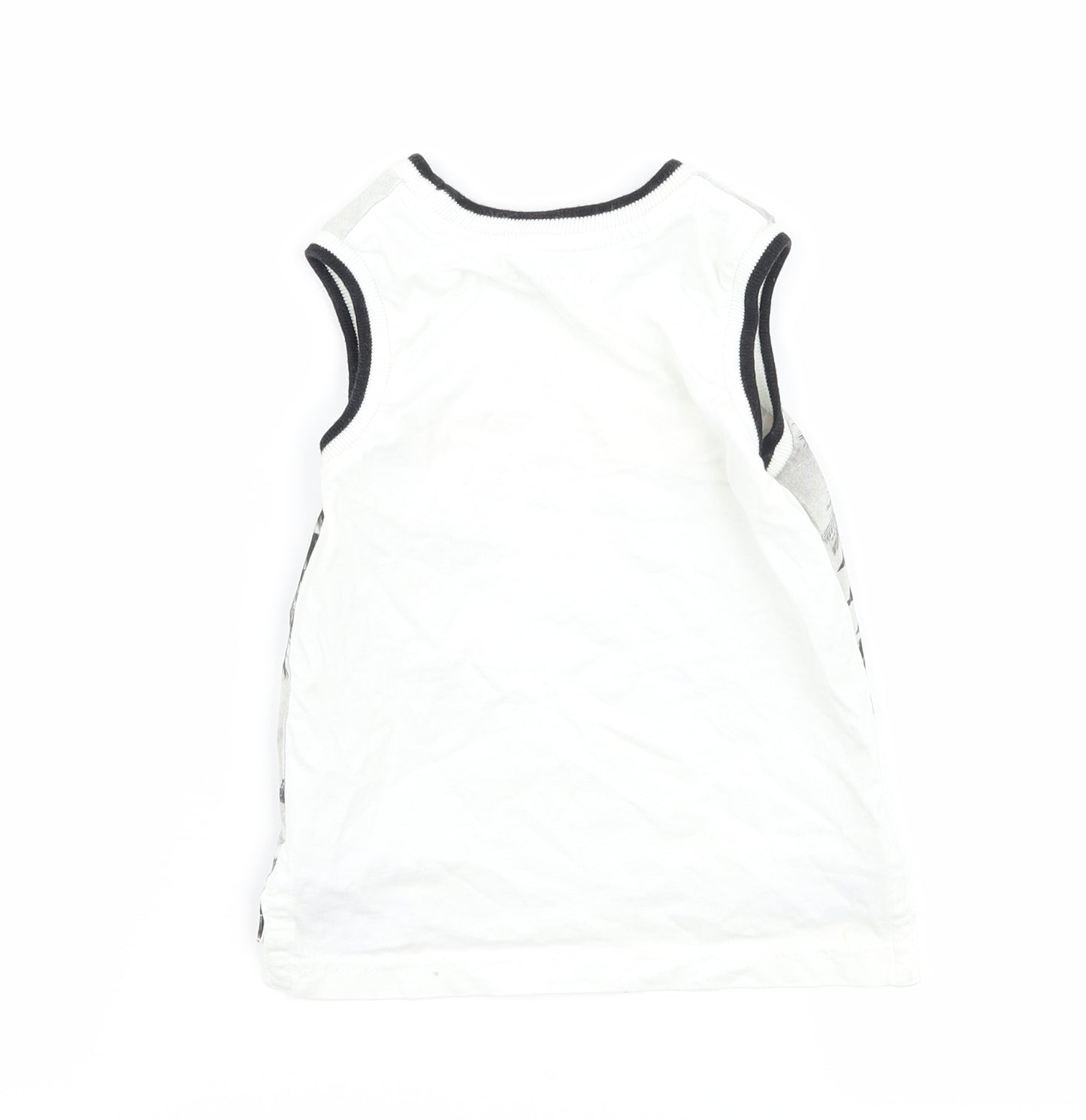 Nutmeg Baby White   Basic Tank Size 18-24 Months  - graphic