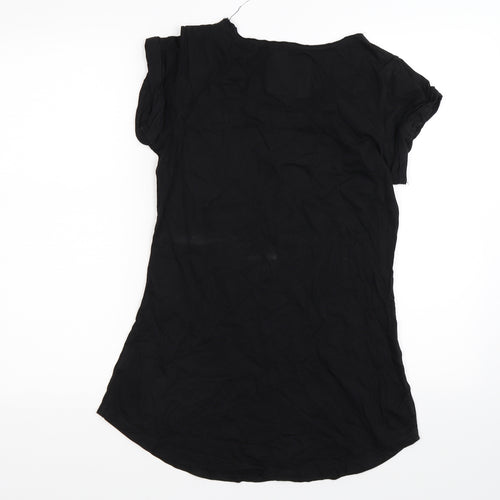 Pauls Boutique Womens Black   Basic T-Shirt Size M  - skull