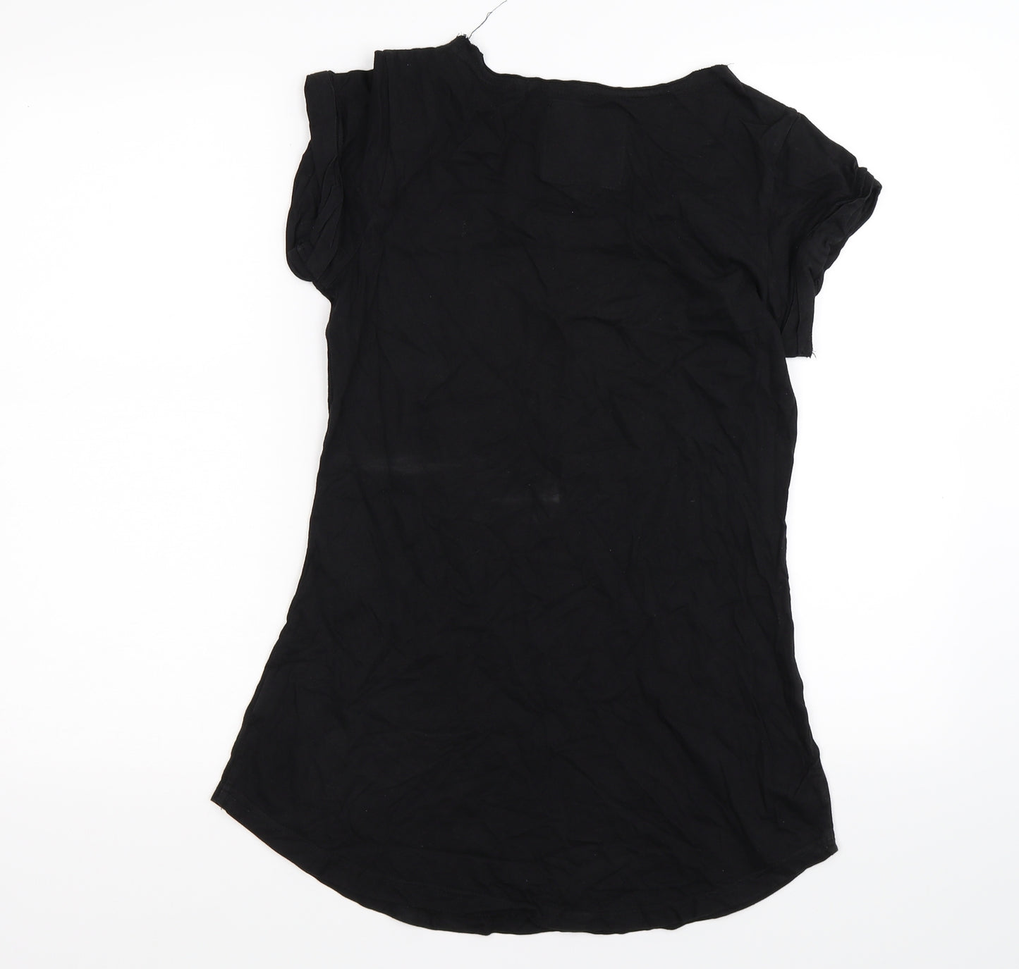 Pauls Boutique Womens Black   Basic T-Shirt Size M  - skull