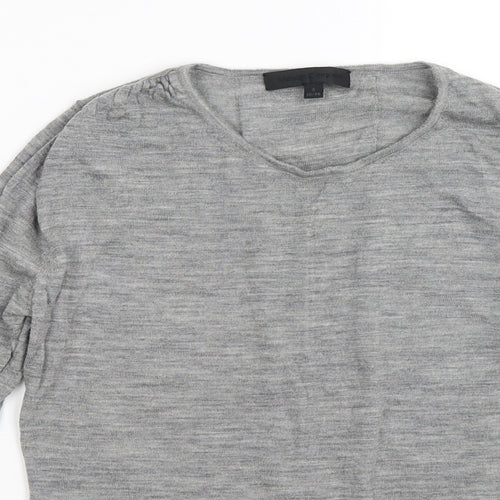 Maison Cinqcent Womens Grey   Basic T-Shirt Size 10