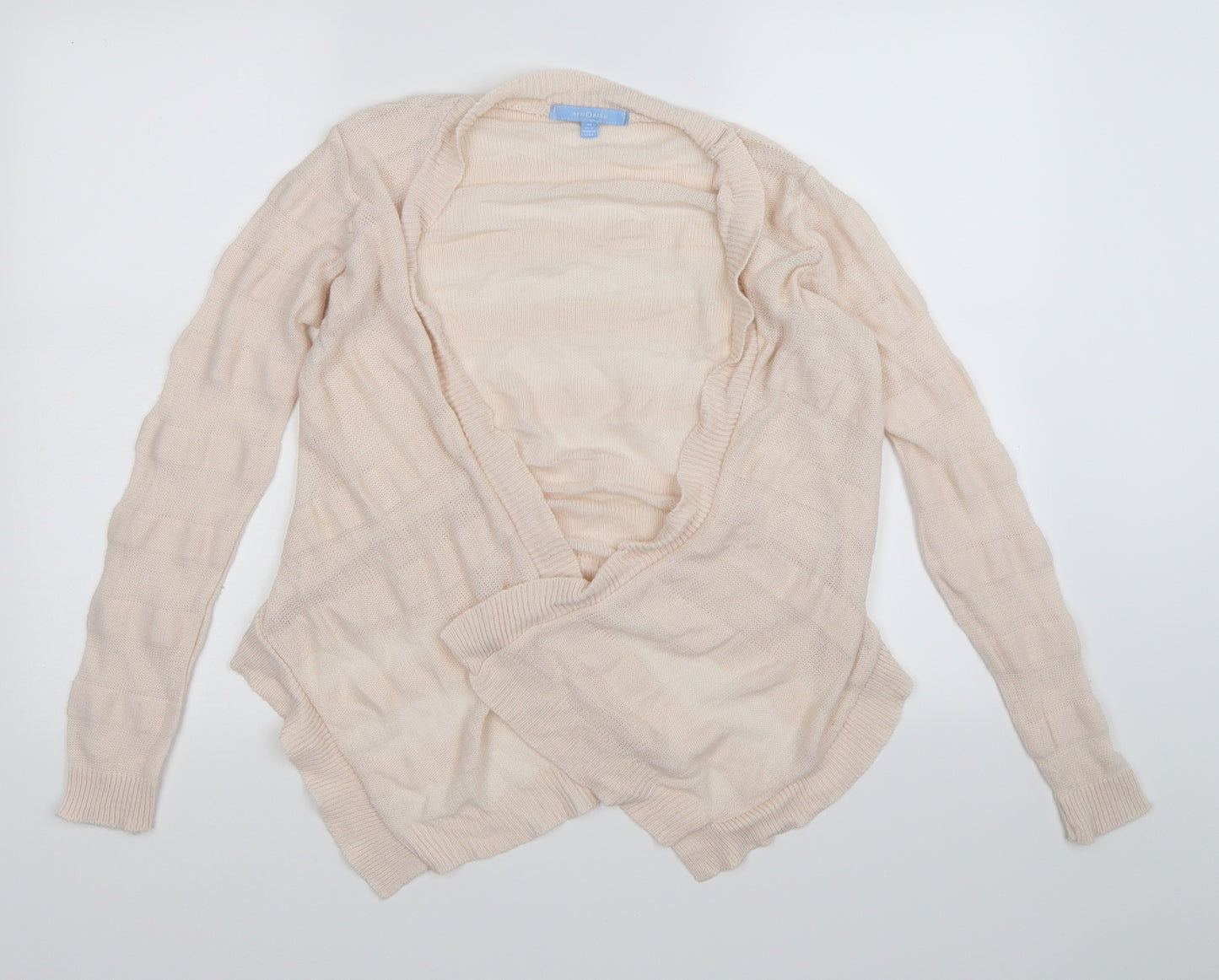 aphorism Womens Pink  Knit Cardigan Jumper Size 12