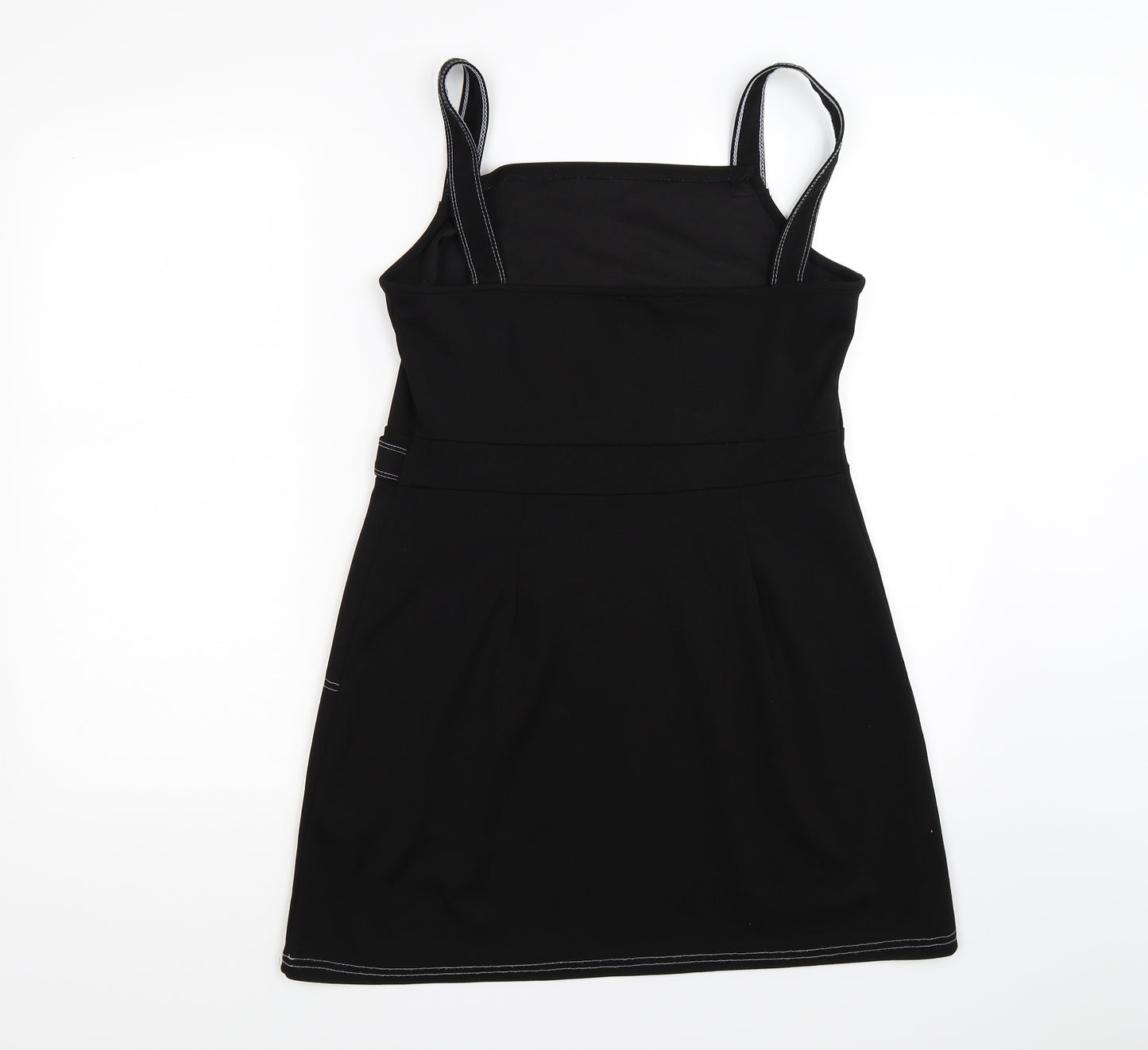 Primark Womens Black   Pinafore/Dungaree Dress  Size 14