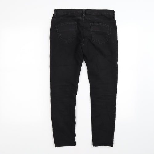 denim co Womens Black  Denim Skinny Jeans Size 10 L24 in