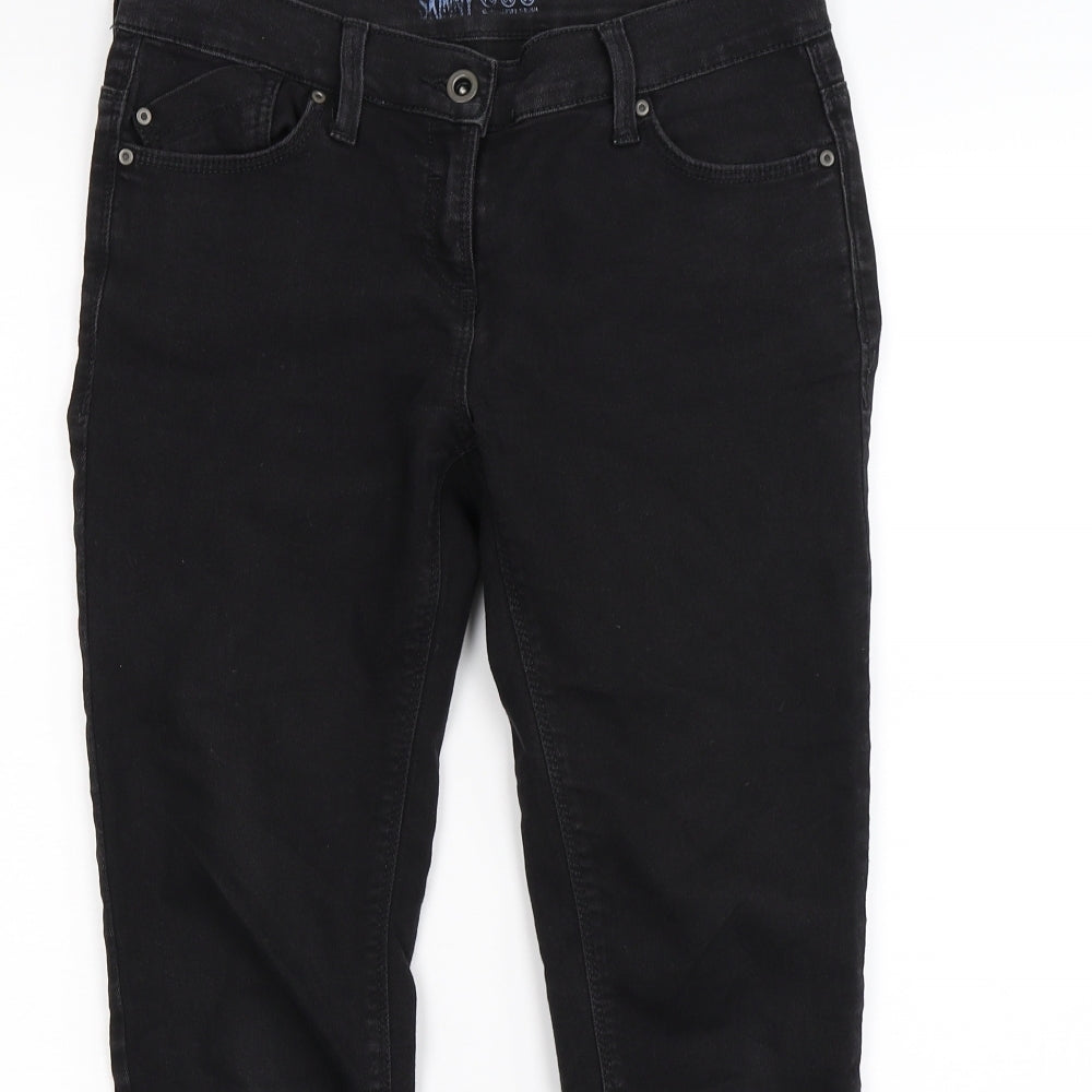denim co Womens Black  Denim Skinny Jeans Size 10 L24 in