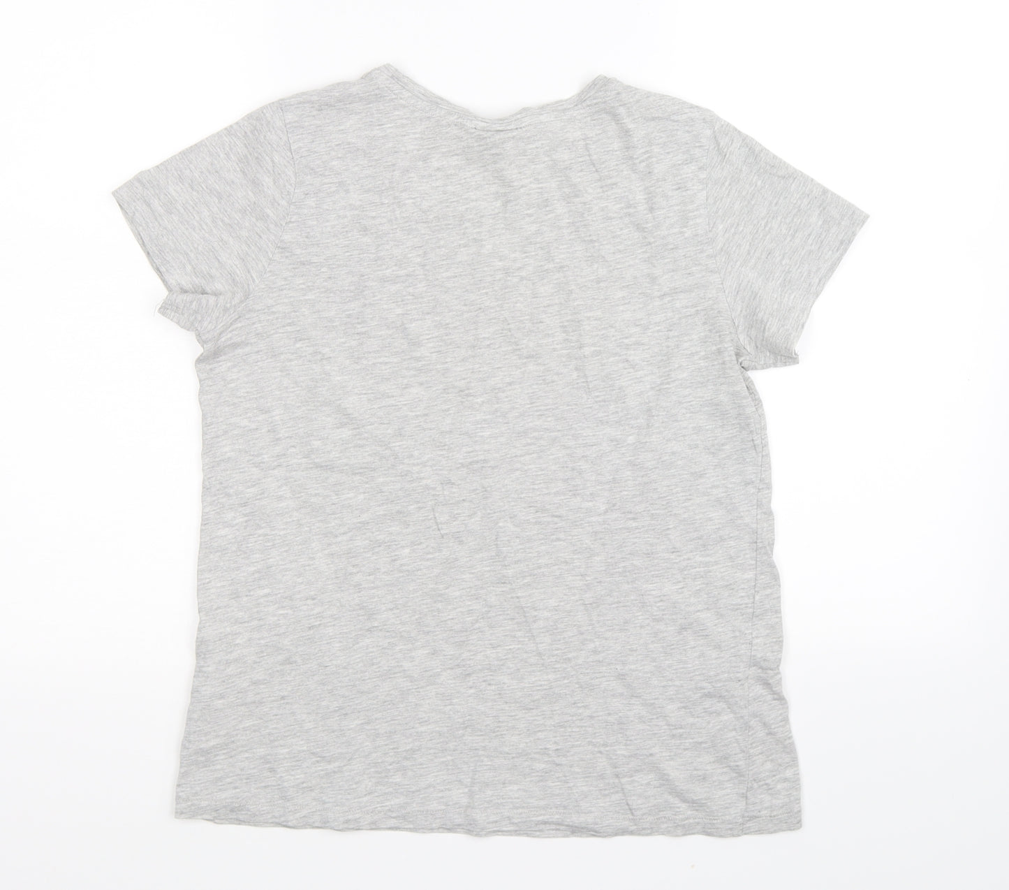 H&M Womens Grey   Basic T-Shirt Size S  - treschic