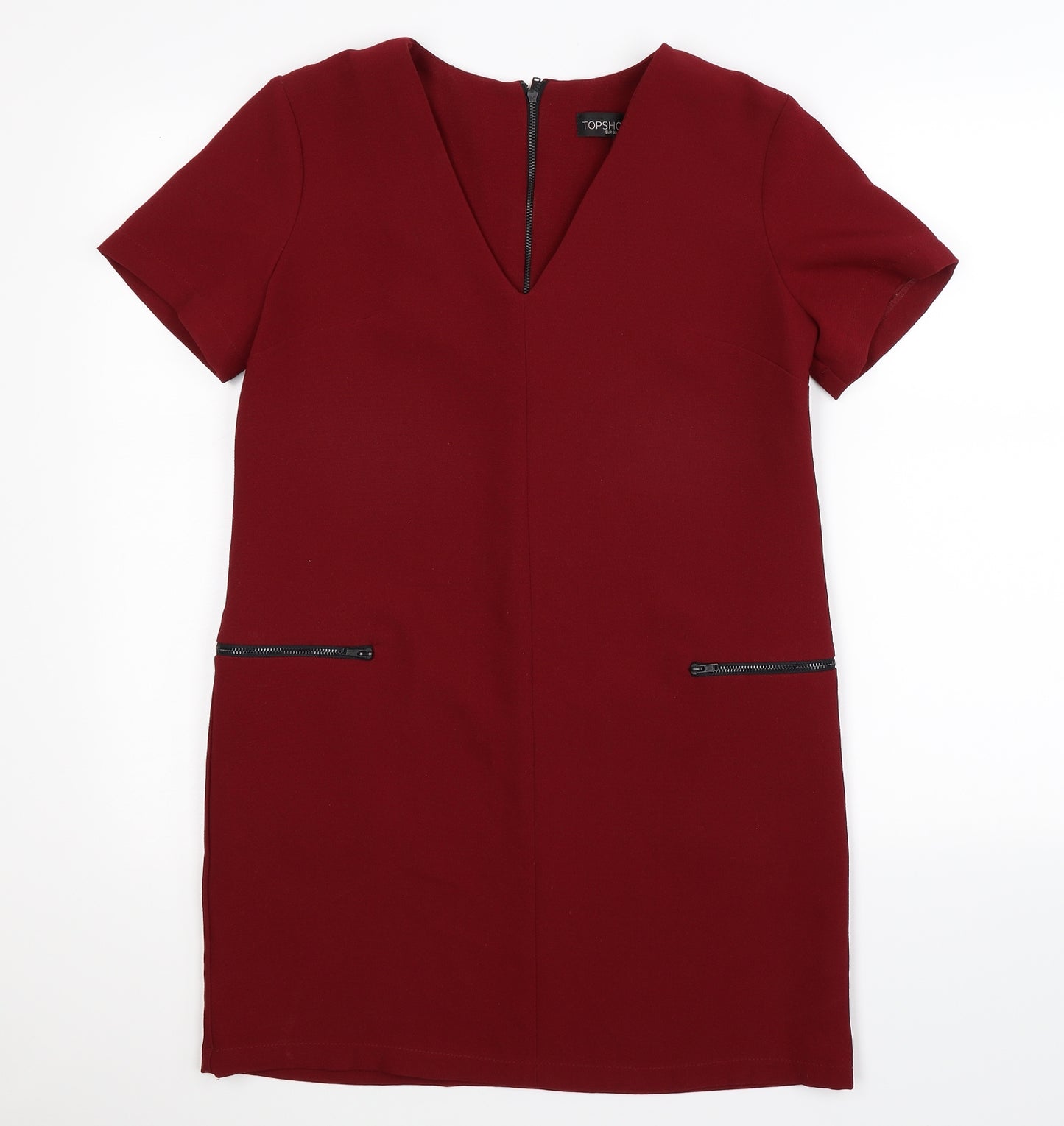 Topshop Womens Red   Shift  Size 10