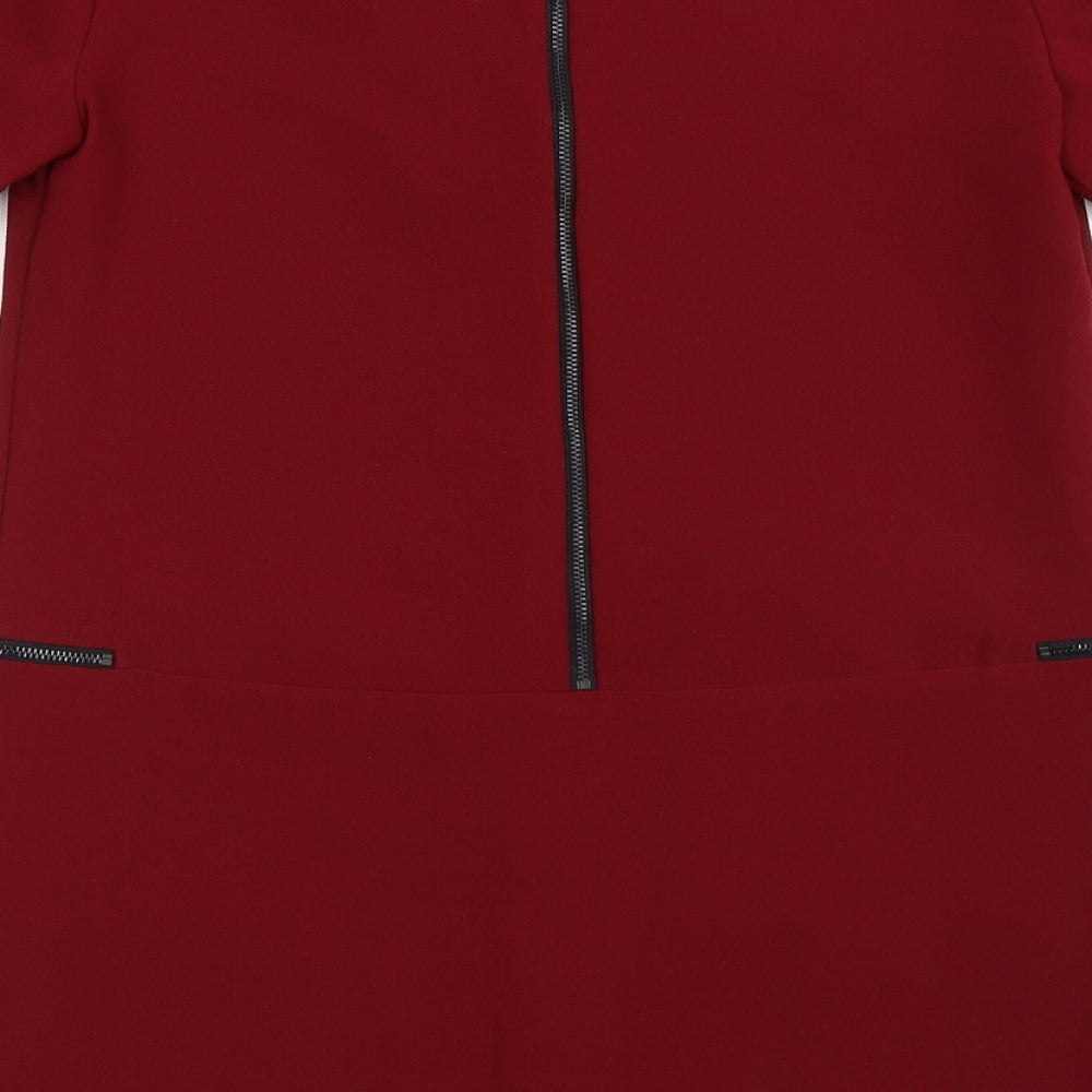 Topshop Womens Red   Shift  Size 10