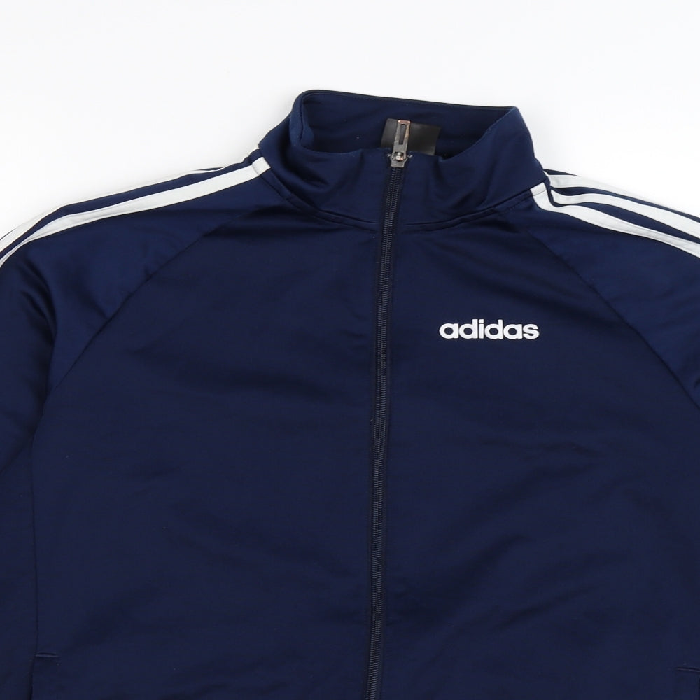 adidas Mens Blue   Jacket  Size S