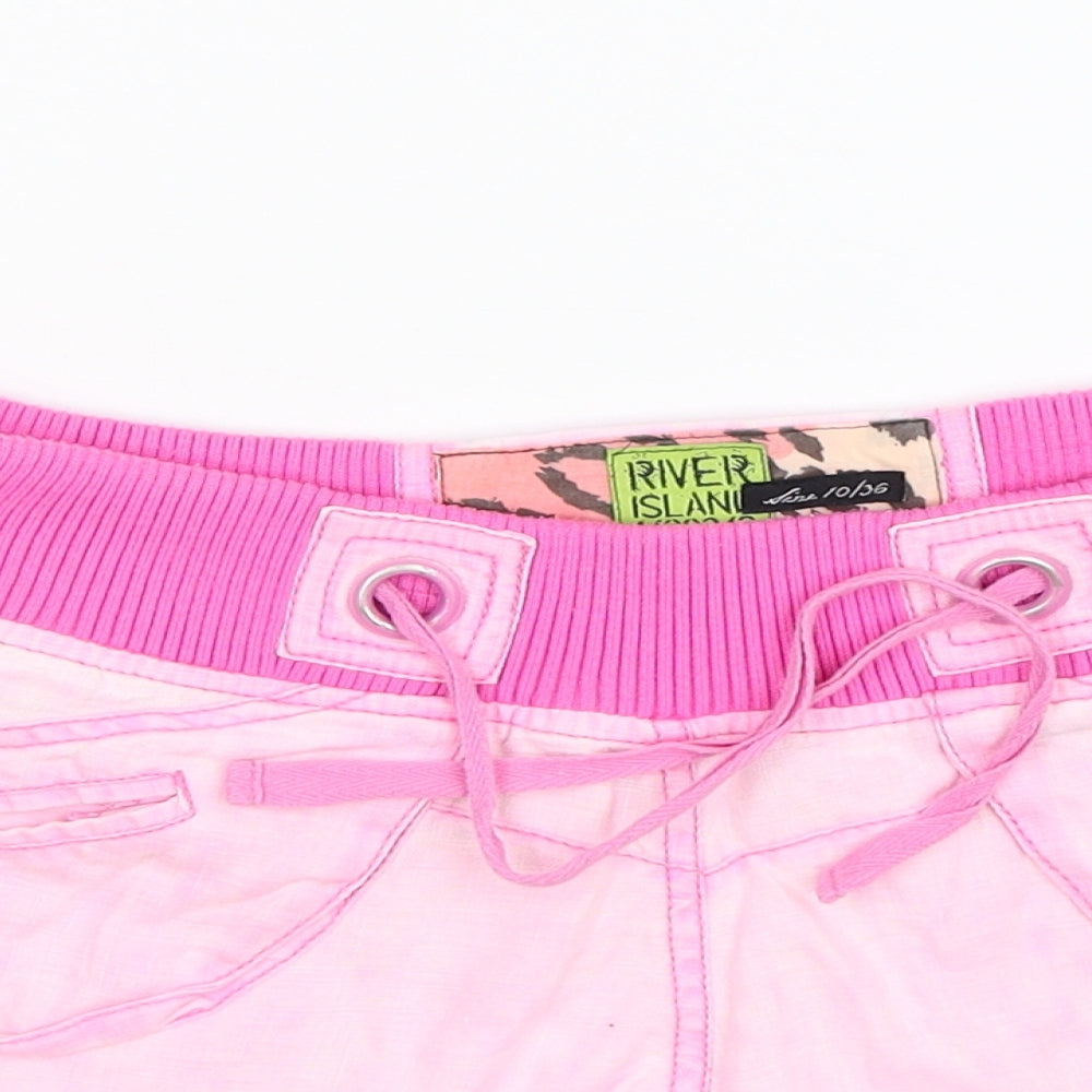 River Island Womens Pink   Hot Pants Shorts Size 10