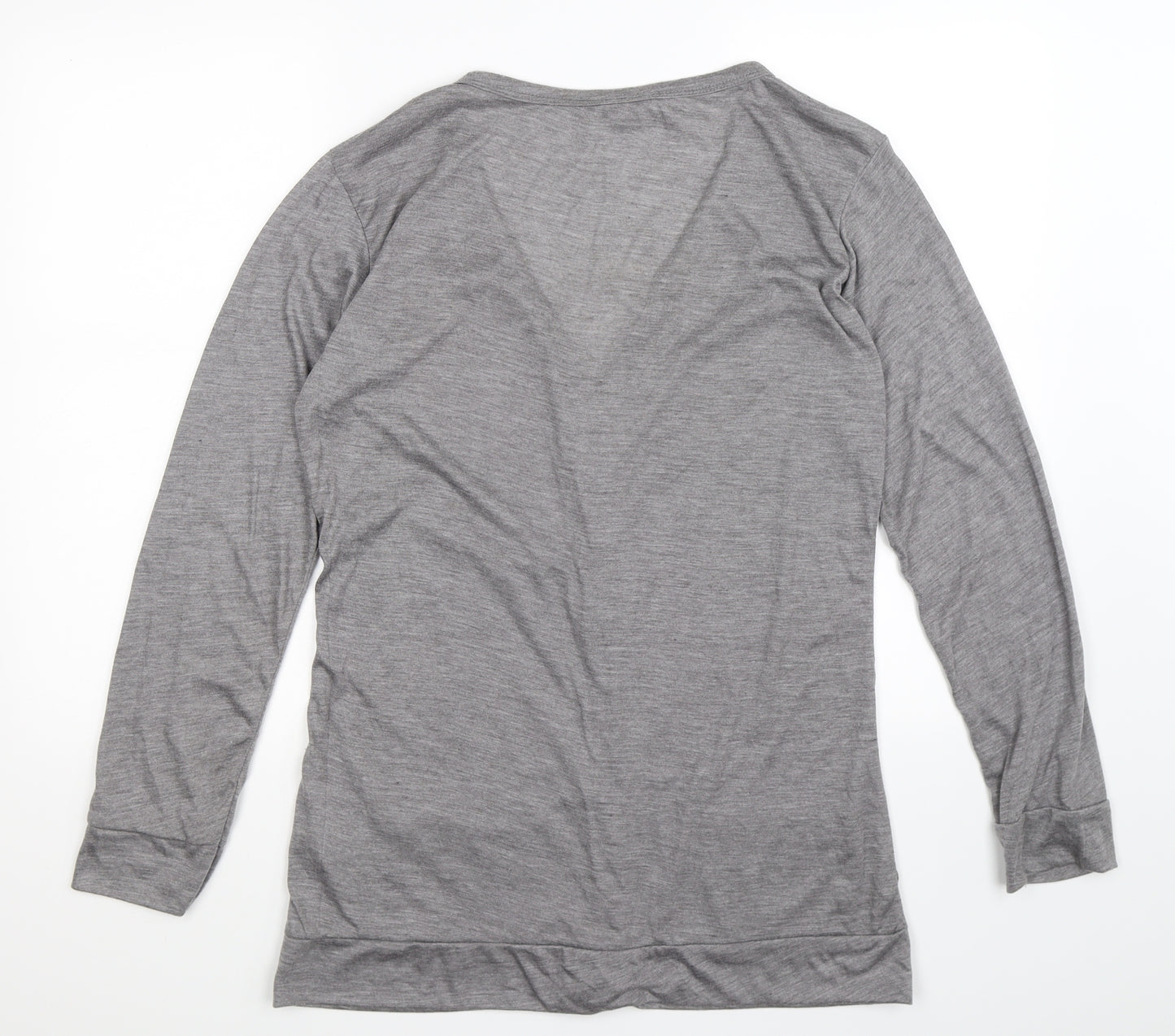 Fury Womens Grey  Knit Cardigan Jumper Size XL