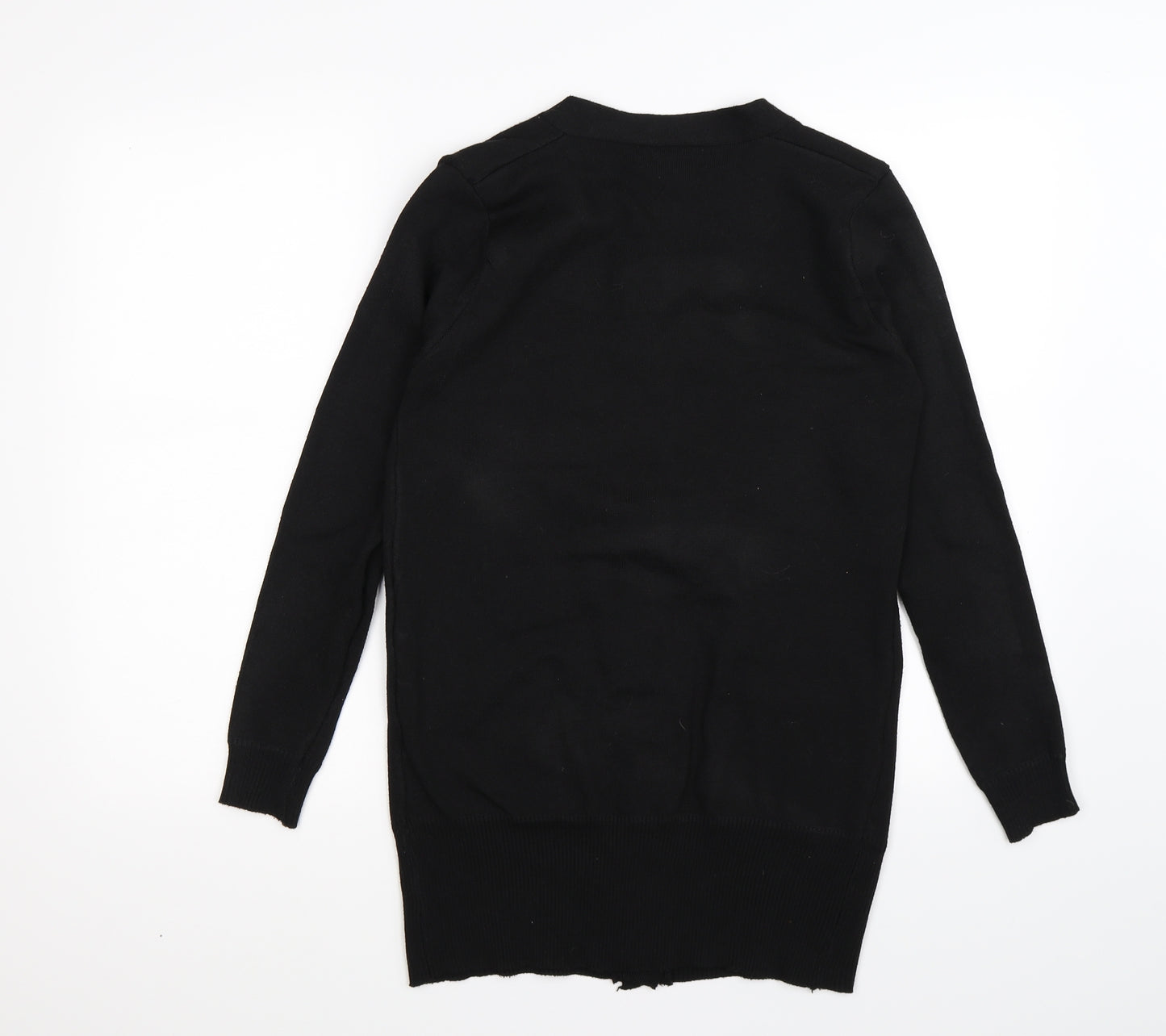 silver swan Womens Black  Knit Cardigan Jumper Size XL