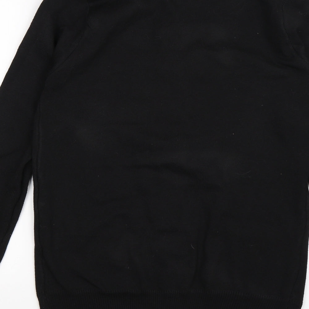 silver swan Womens Black  Knit Cardigan Jumper Size XL