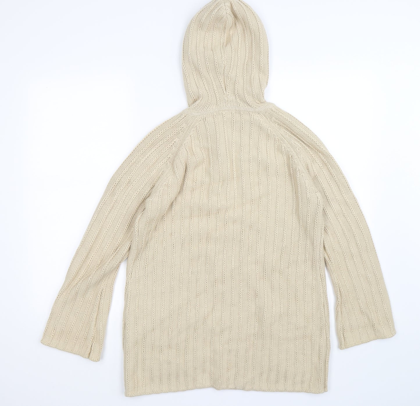 NEXT Womens Beige  Knit Cardigan Jumper Size M