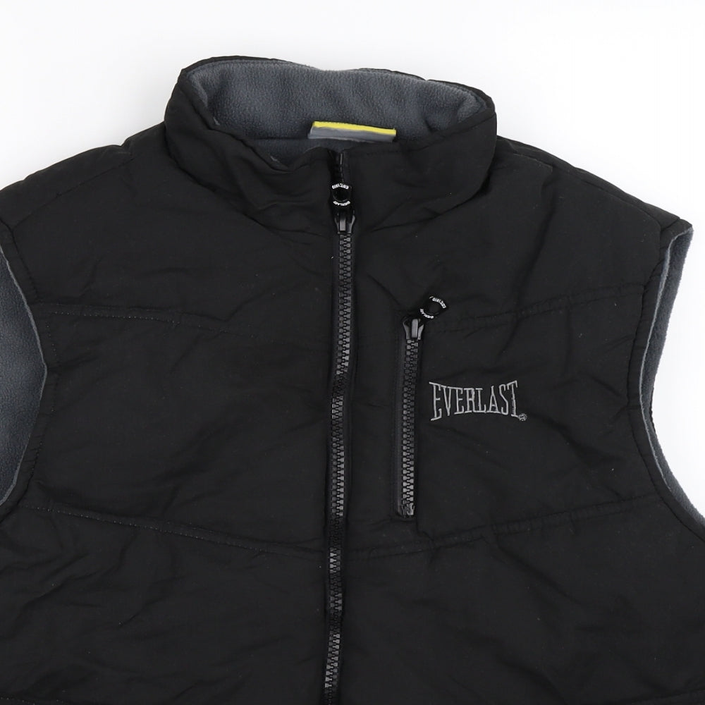 Everlast Mens Black   Gilet Coat Size L