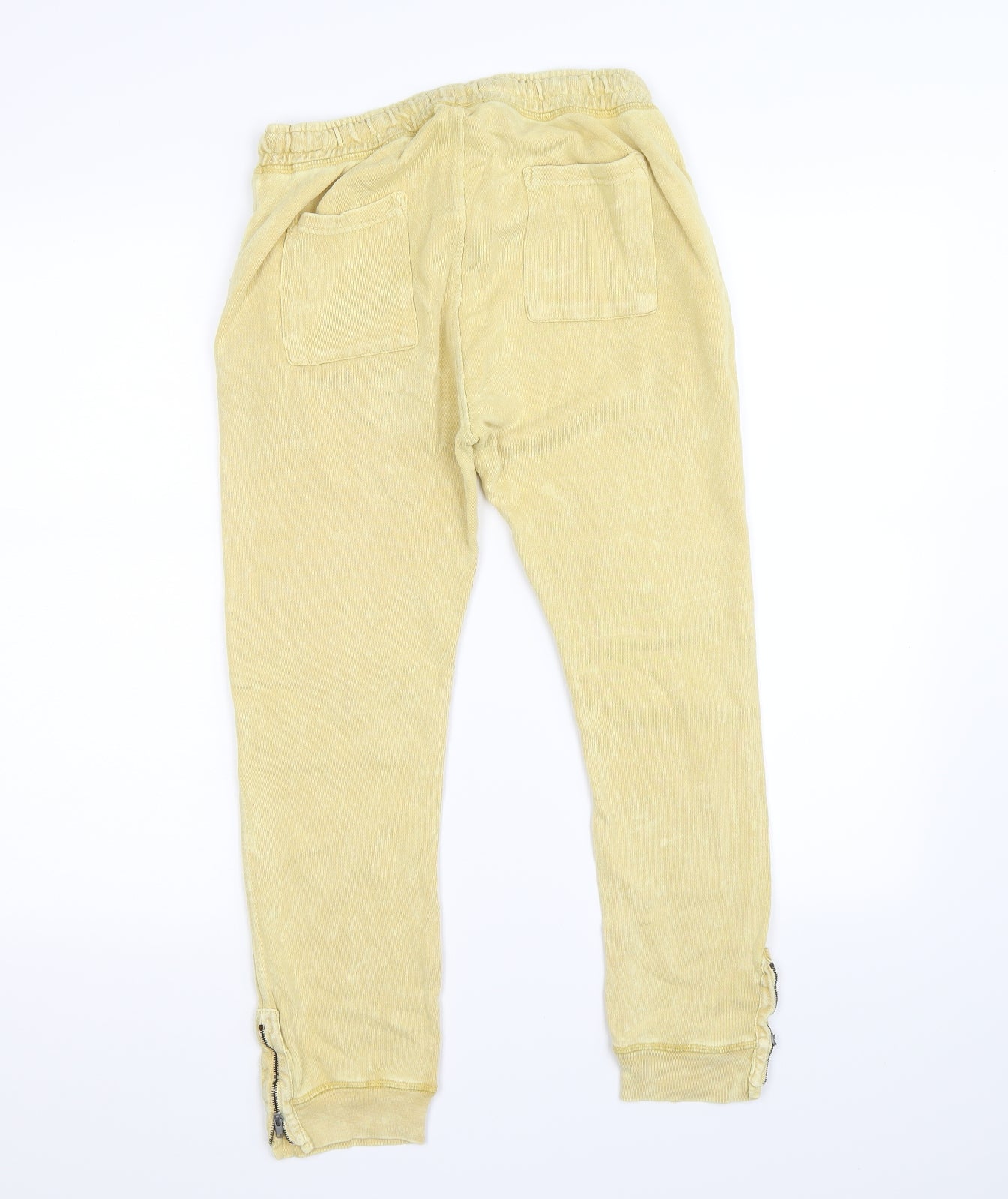Zara Boys Yellow  Jersey Jogger Trousers Size 9-10 Years