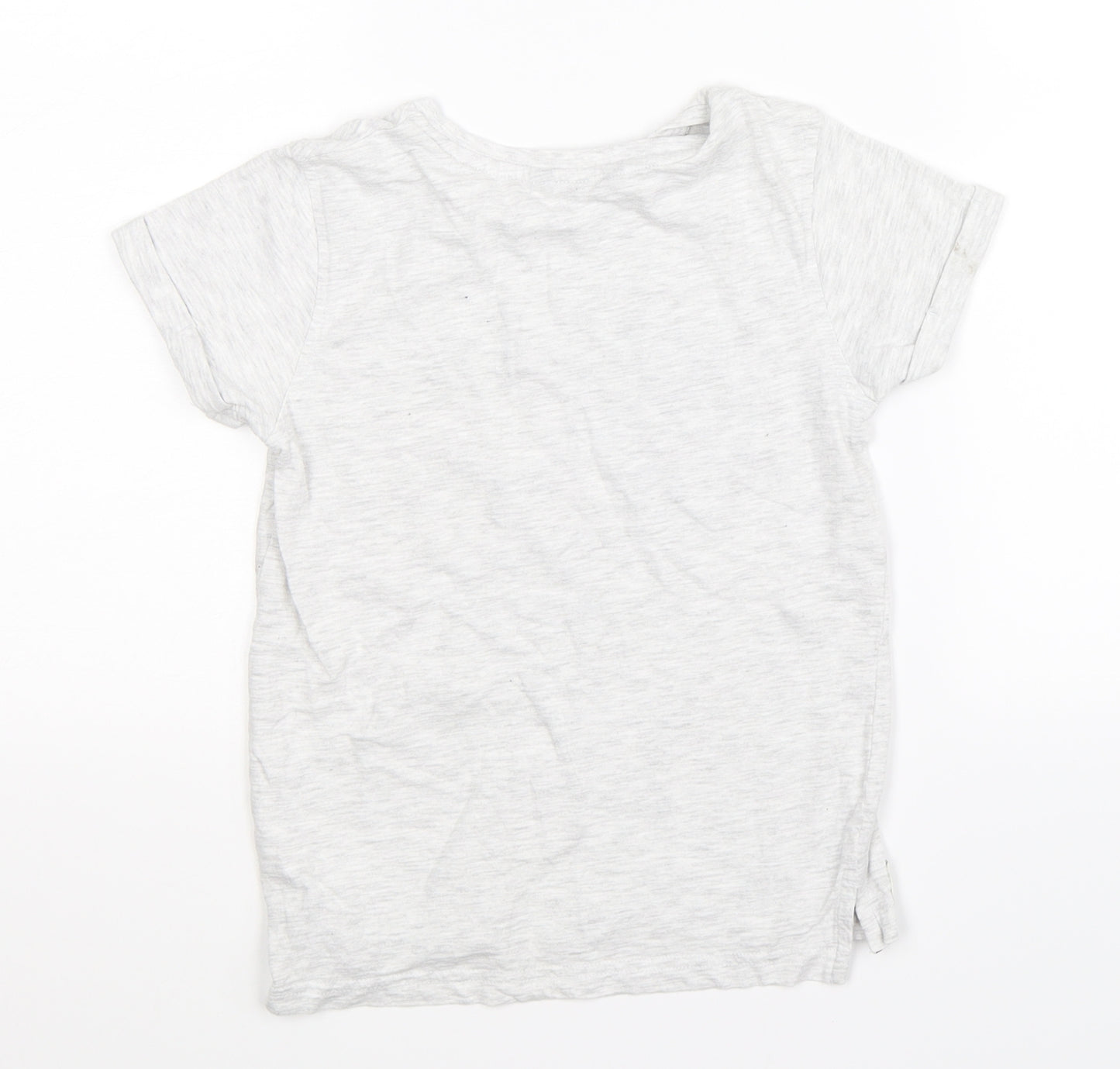 George Boys Grey   Basic T-Shirt Size 6-7 Years  - athletic