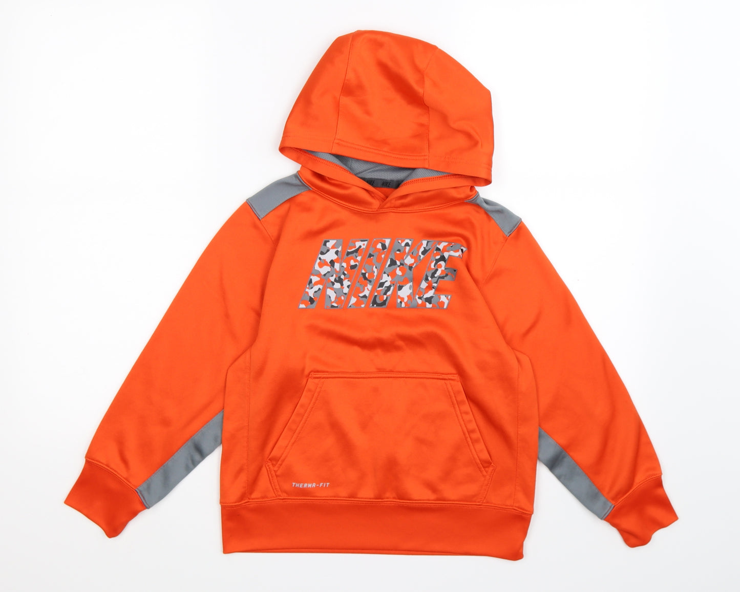 Nike Boys Orange   Pullover Hoodie Size S