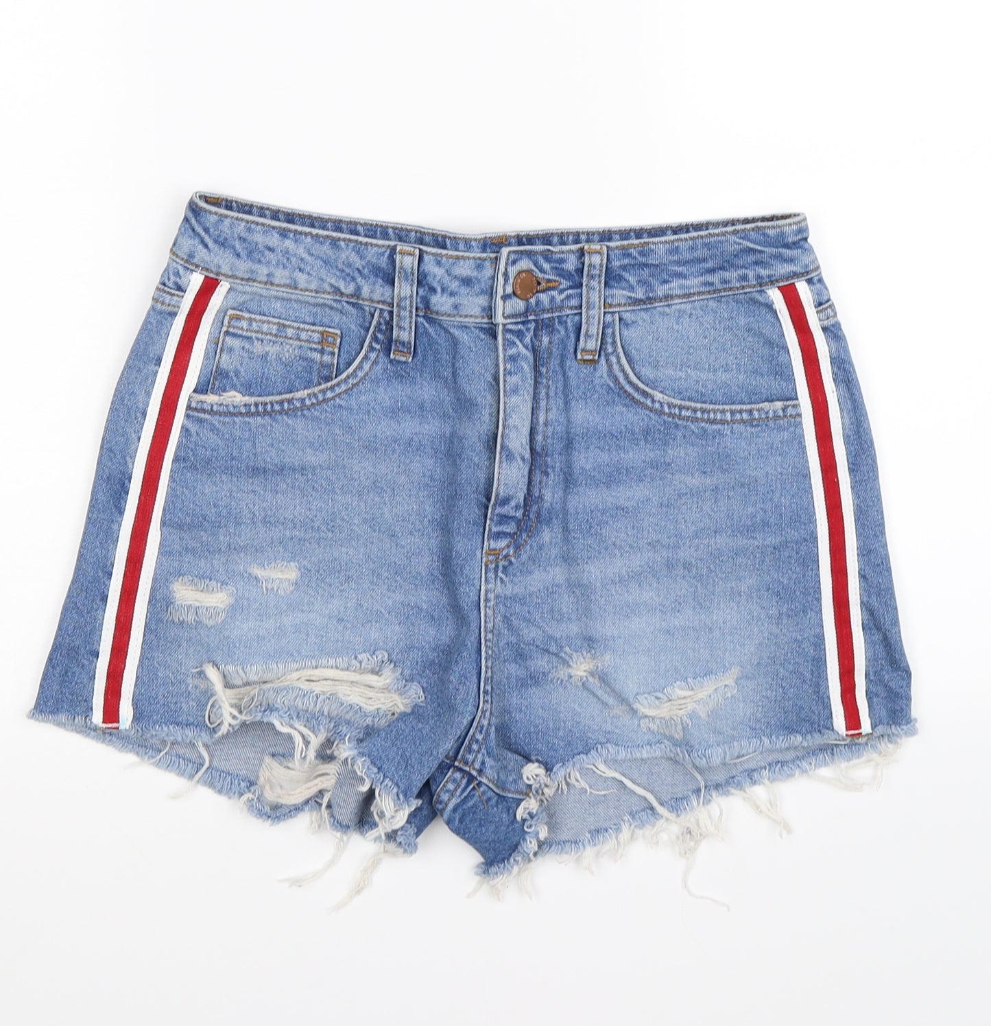 denim co Womens Blue  Denim Hot Pants Shorts Size 10