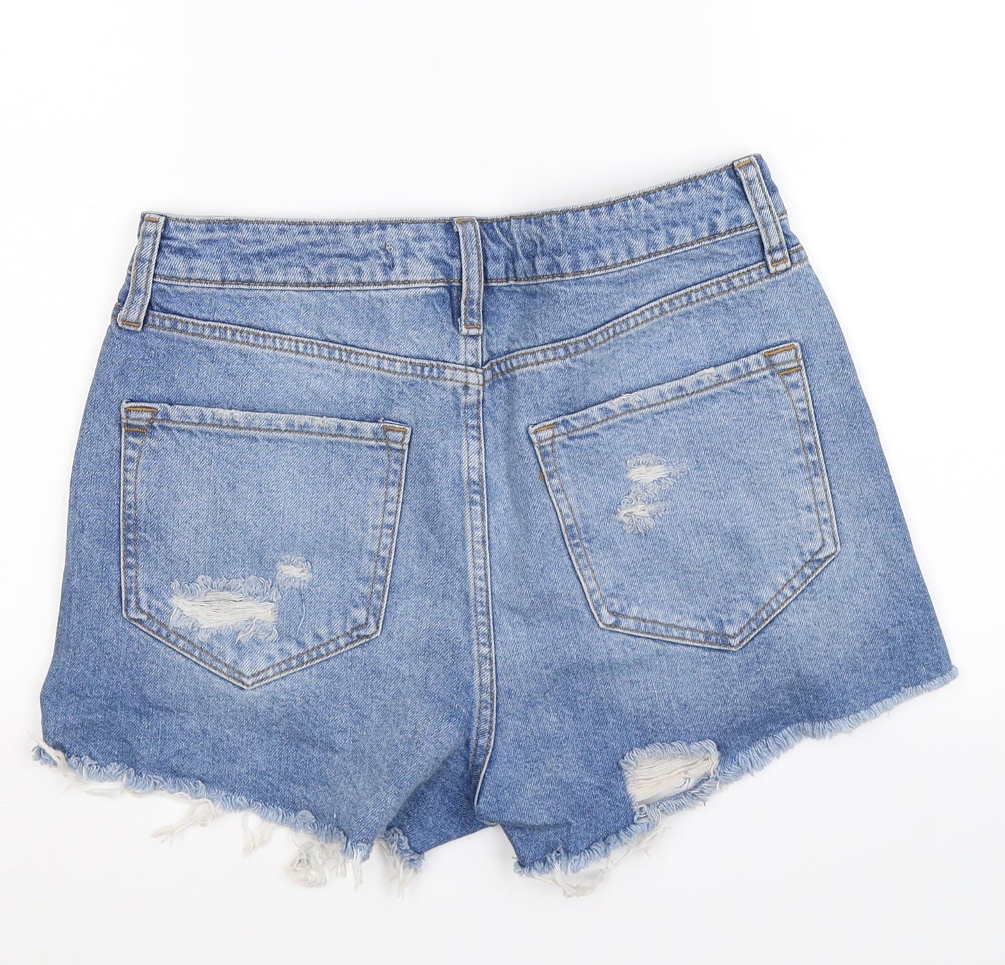 denim co Womens Blue  Denim Hot Pants Shorts Size 10