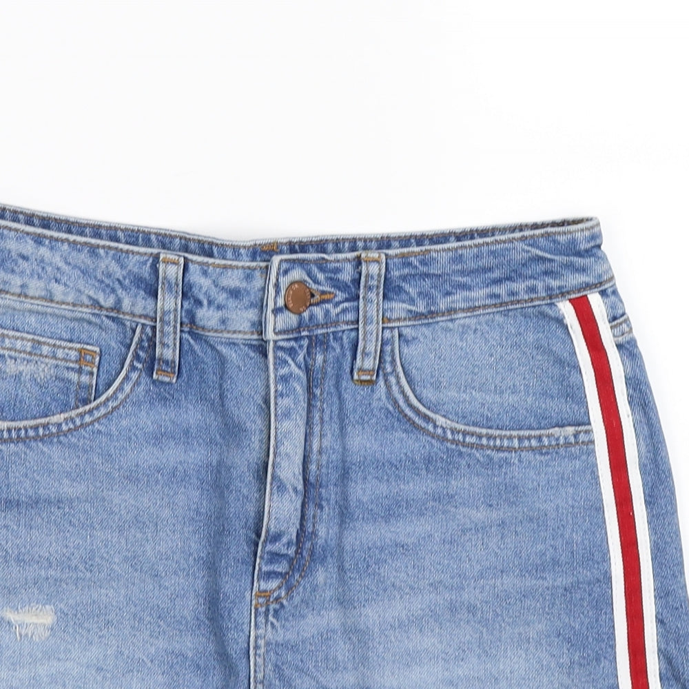 denim co Womens Blue  Denim Hot Pants Shorts Size 10