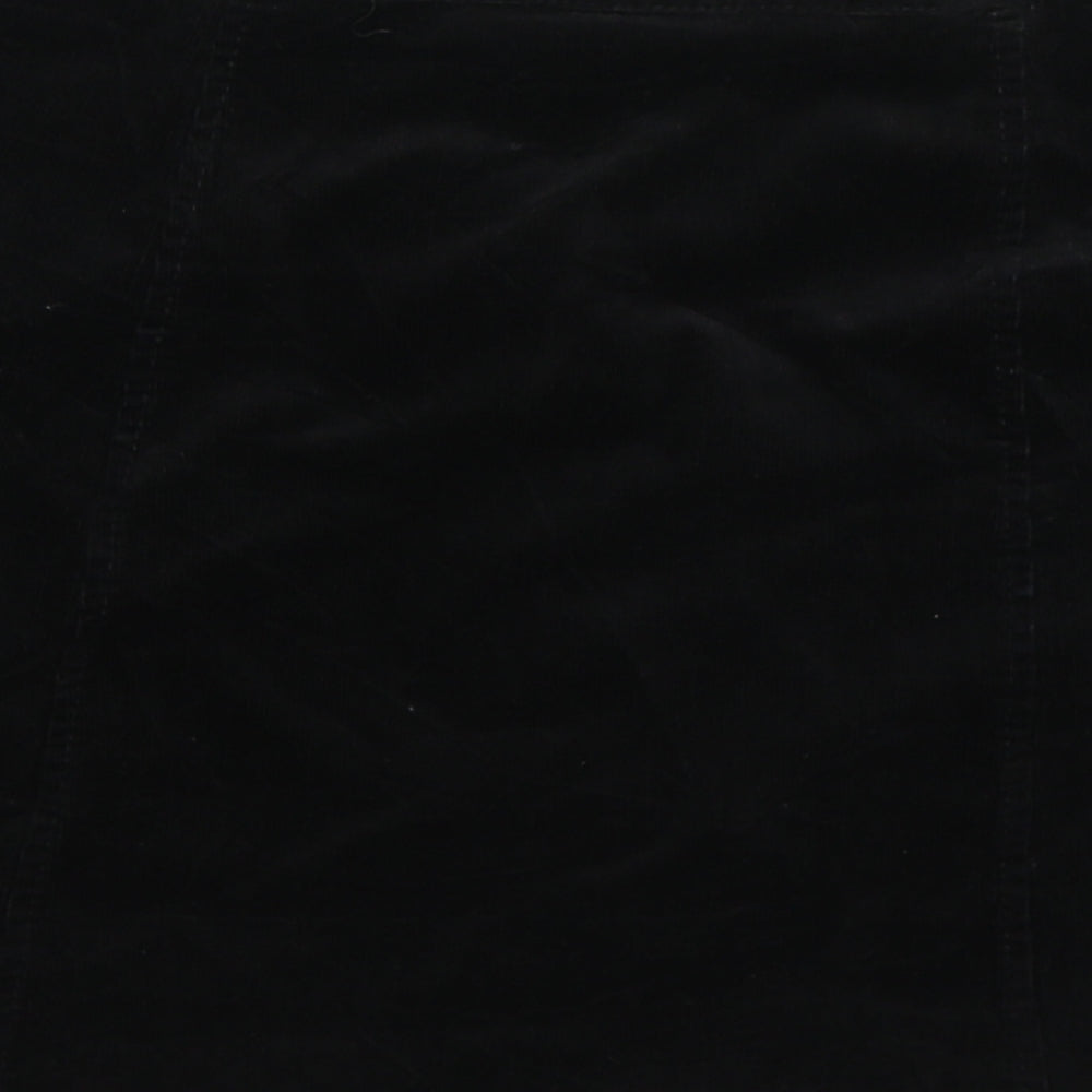 Cooperative Womens Black  Corduroy A-Line Set Size M