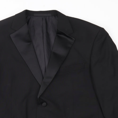 Marks and Spencer Mens Black   Tuxedo Suit Jacket Size 42
