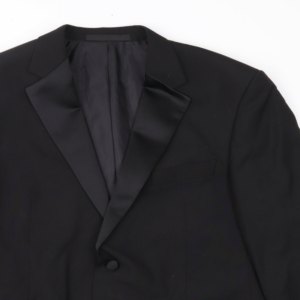 Marks and Spencer Mens Black   Tuxedo Suit Jacket Size 42