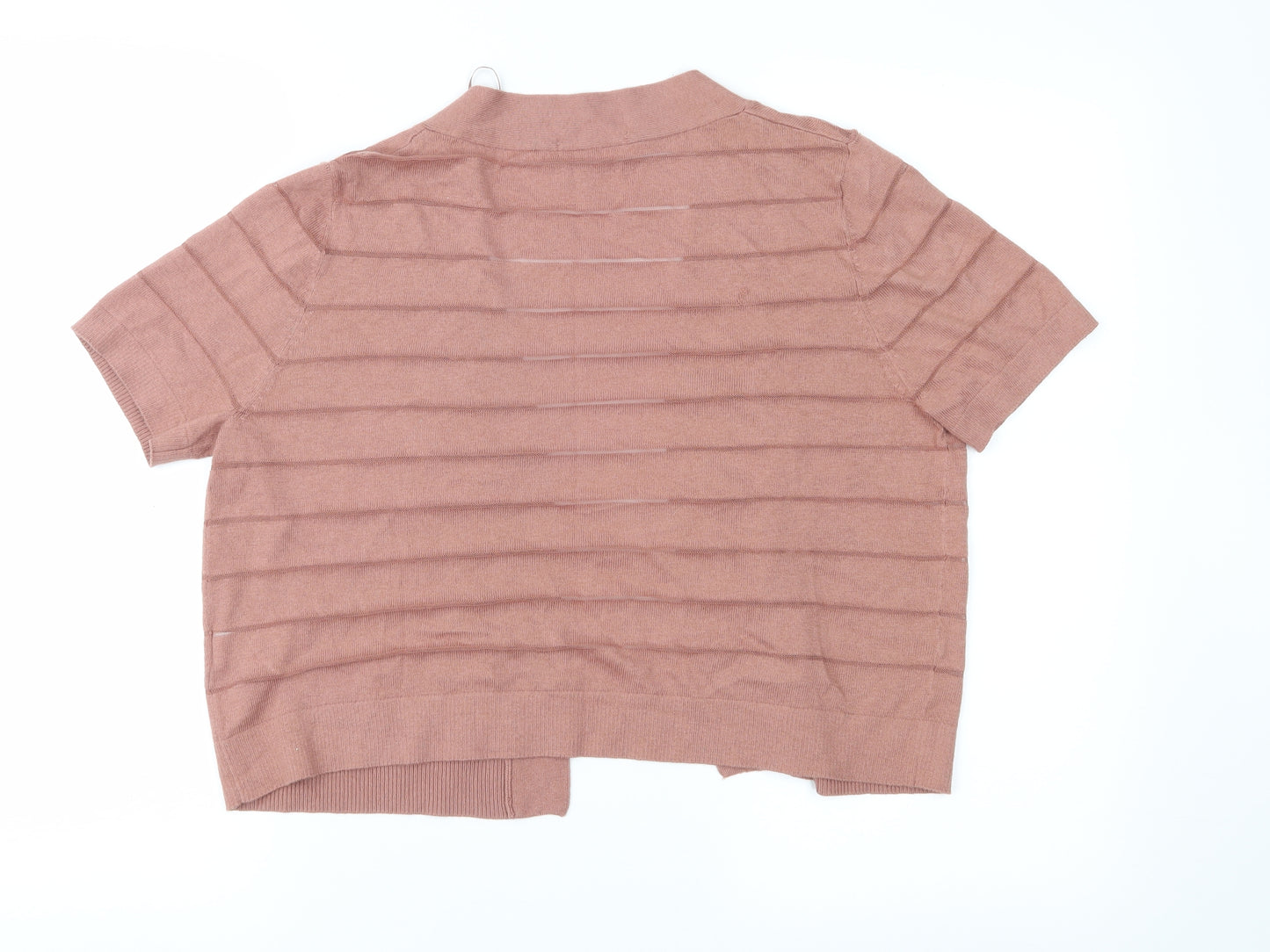 TU Womens Pink  Knit Cardigan Jumper Size 10