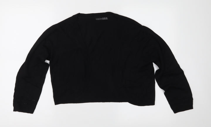 Atmosphere Womens Black  Knit Cardigan Jumper Size 14