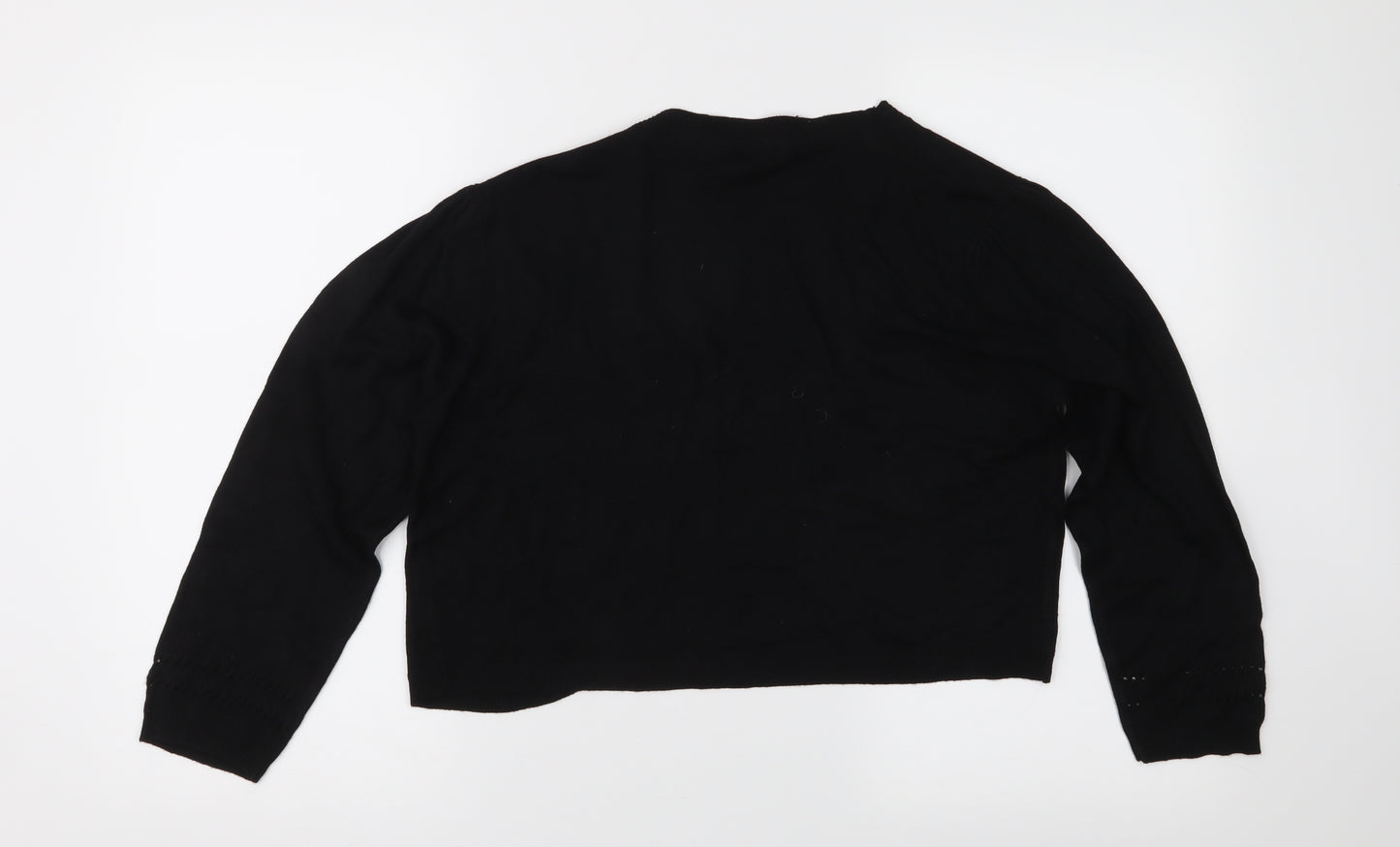 Atmosphere Womens Black  Knit Cardigan Jumper Size 14