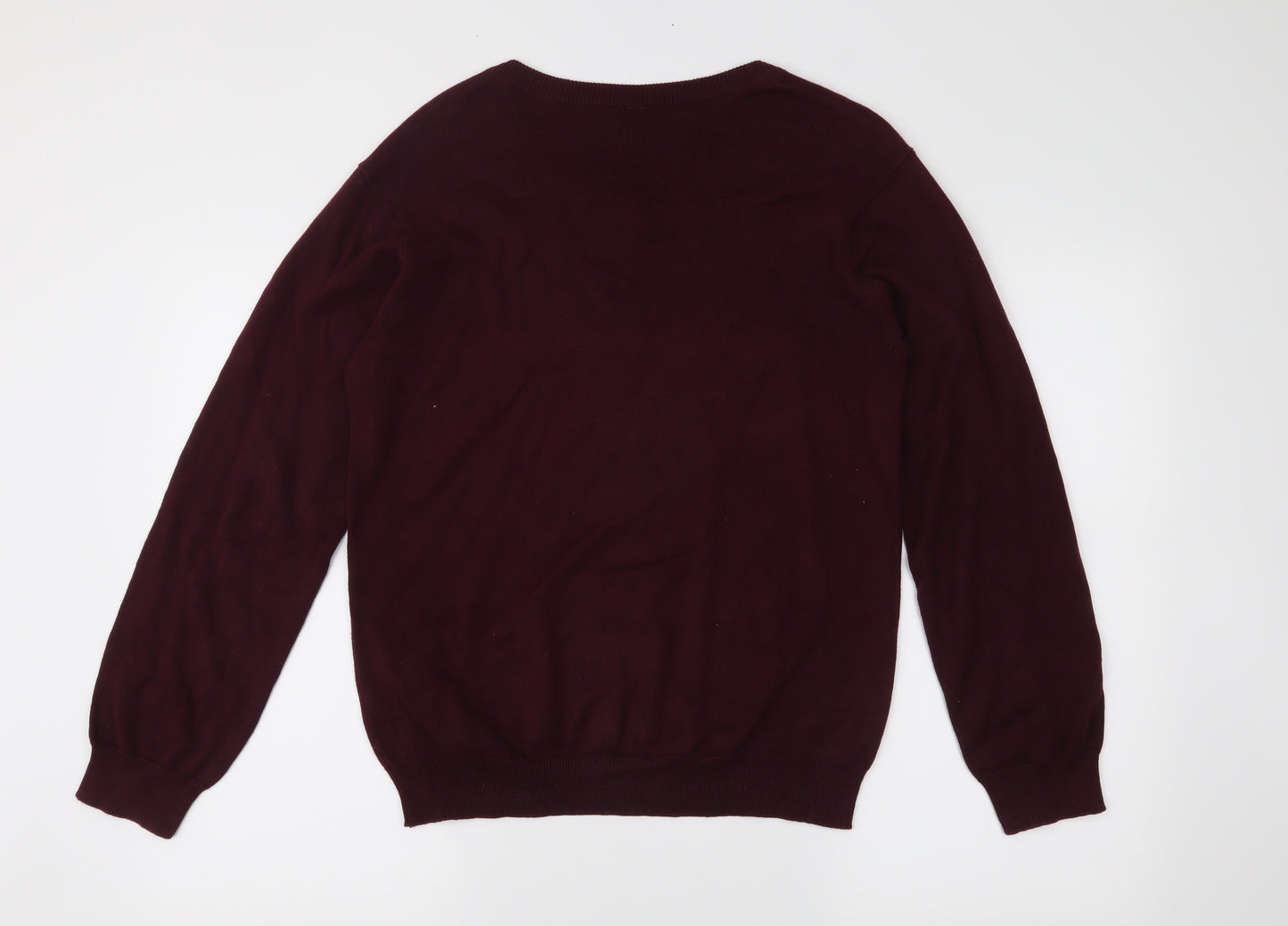 TU Boys Purple  Knit Pullover Jumper Size 13 Years