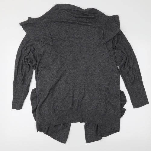 George Womens Grey  Knit Cardigan Jumper Size 14