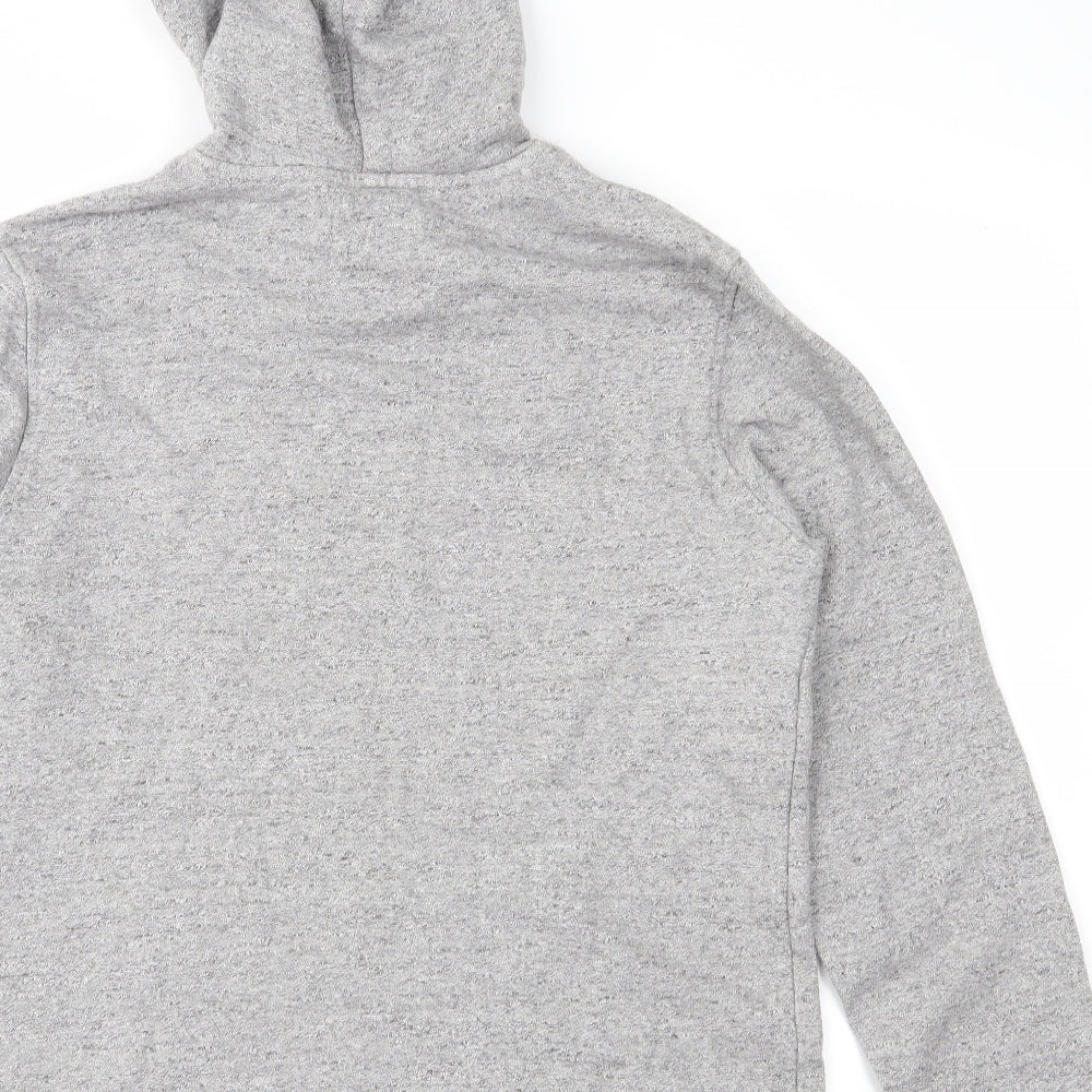 Topman Mens Grey   Pullover Hoodie Size XS