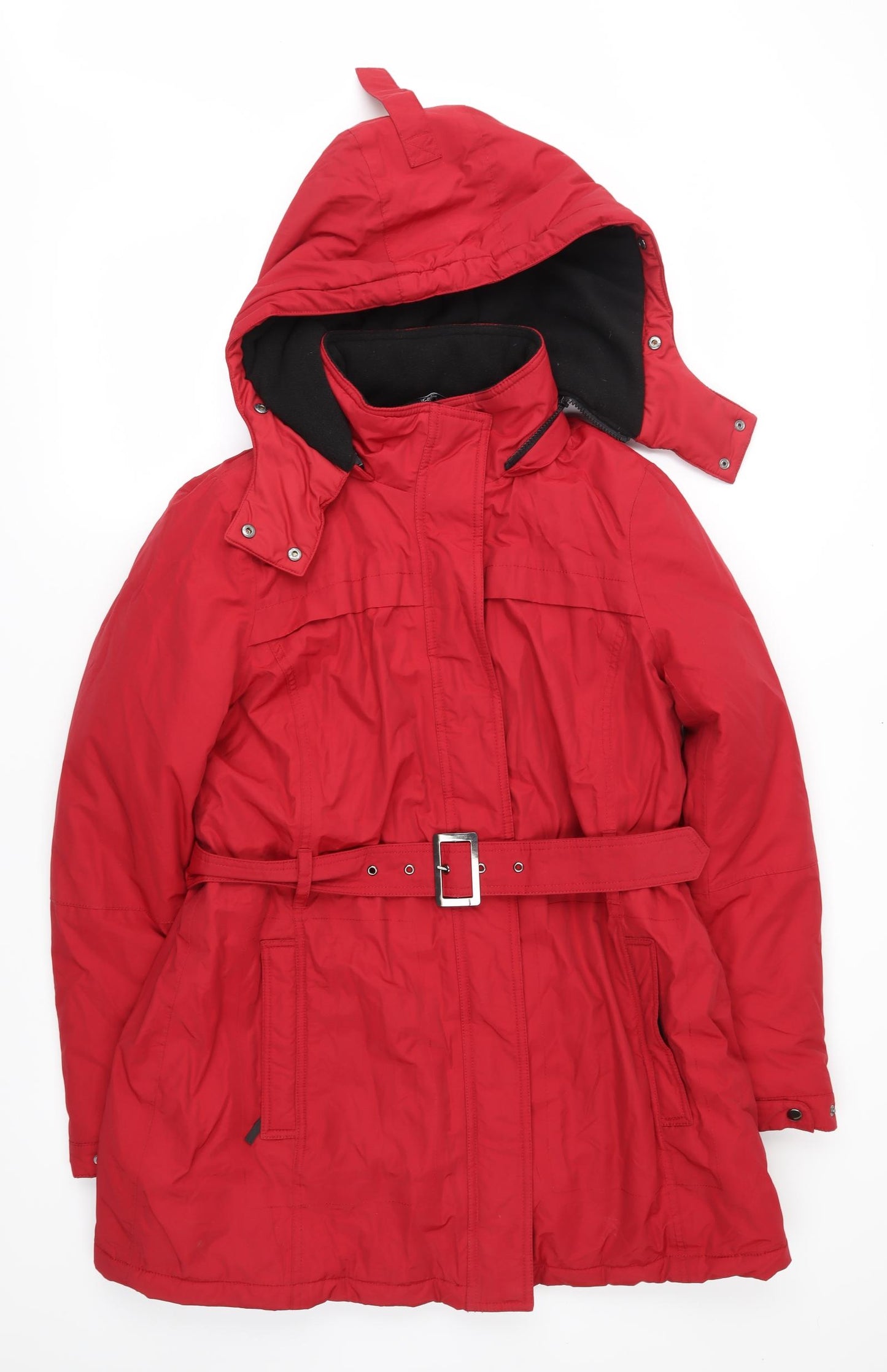 F&F Womens Red   Anorak Coat Size 14
