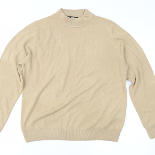 Marks and Spencer Womens Brown  Knit Pullover Jumper Size 14