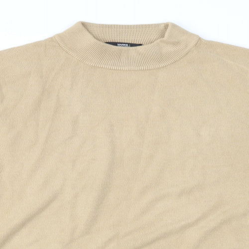 Marks and Spencer Womens Brown  Knit Pullover Jumper Size 14