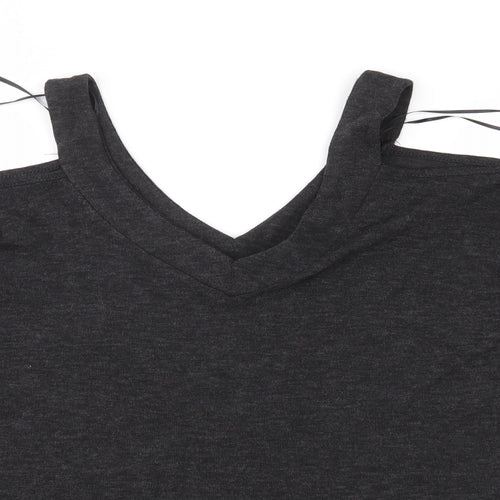 Atmosphere Womens Grey  Jersey Basic Blouse Size 6