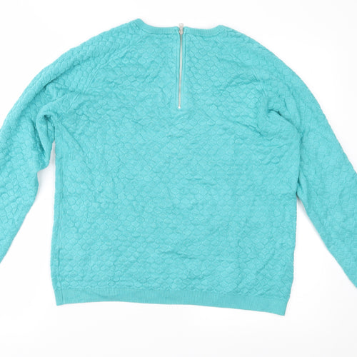 Papaya Womens Green  Knit Pullover Jumper Size 16