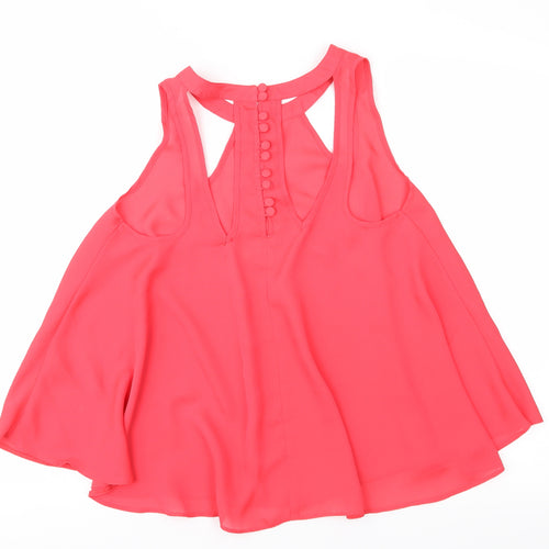 ASOS Womens Pink   Basic Blouse Size 10