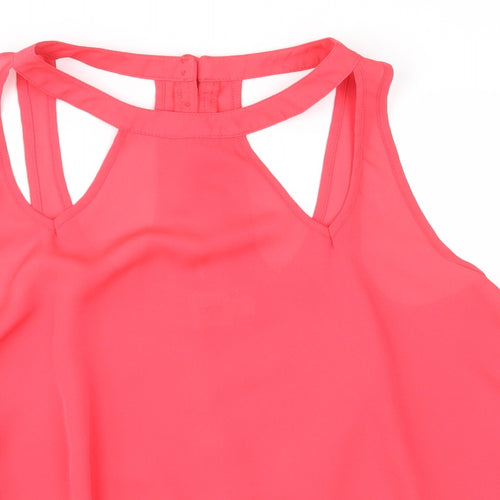 ASOS Womens Pink   Basic Blouse Size 10