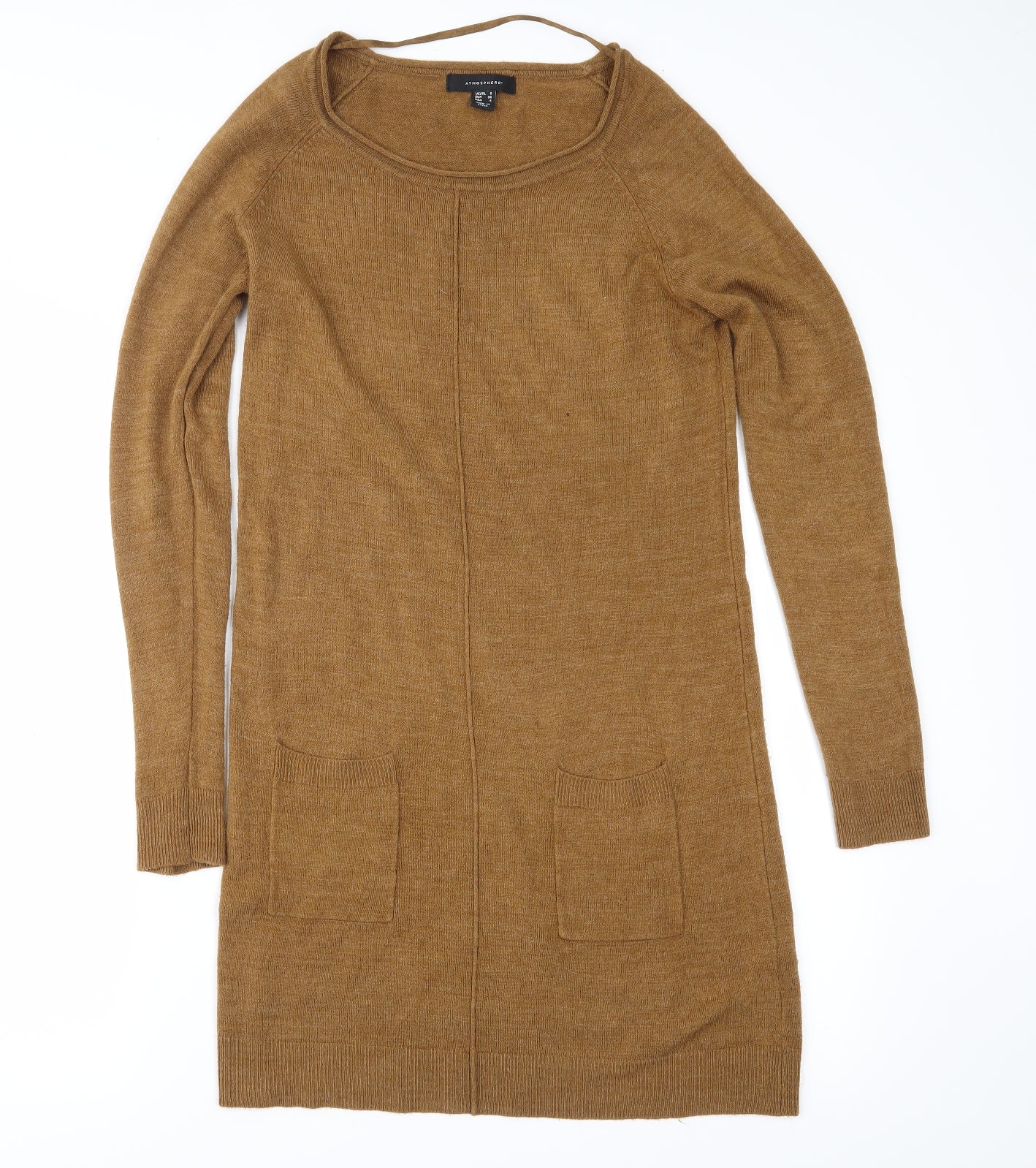 Atmosphere Womens Brown  Knit Jumper Dress  Size 10