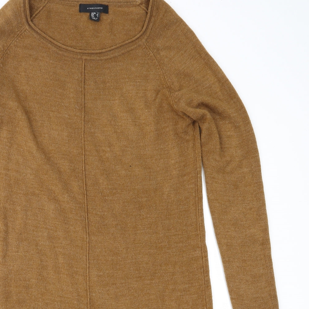 Atmosphere Womens Brown  Knit Jumper Dress  Size 10