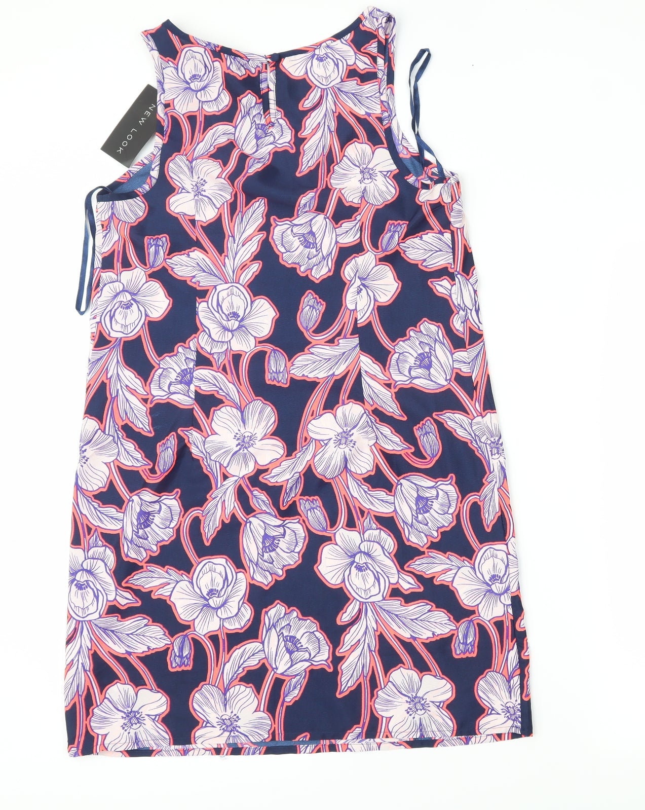 New Look Womens Blue Floral  Shift  Size 10