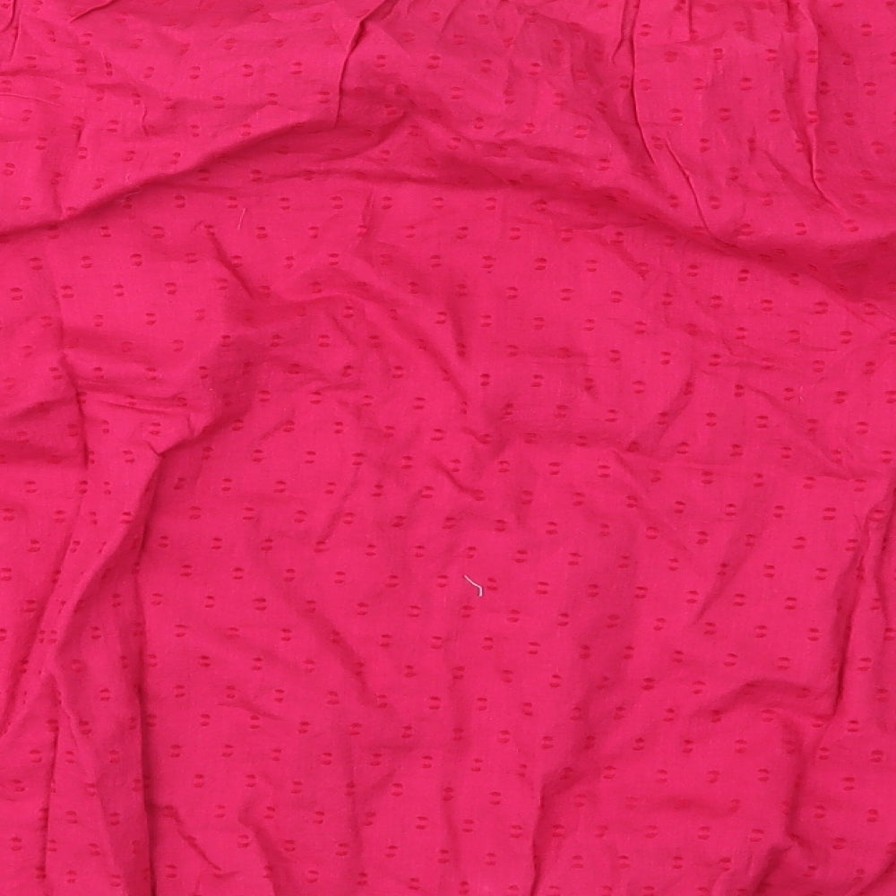 United Colors of Benetton Womens Pink   Basic Blouse Size S