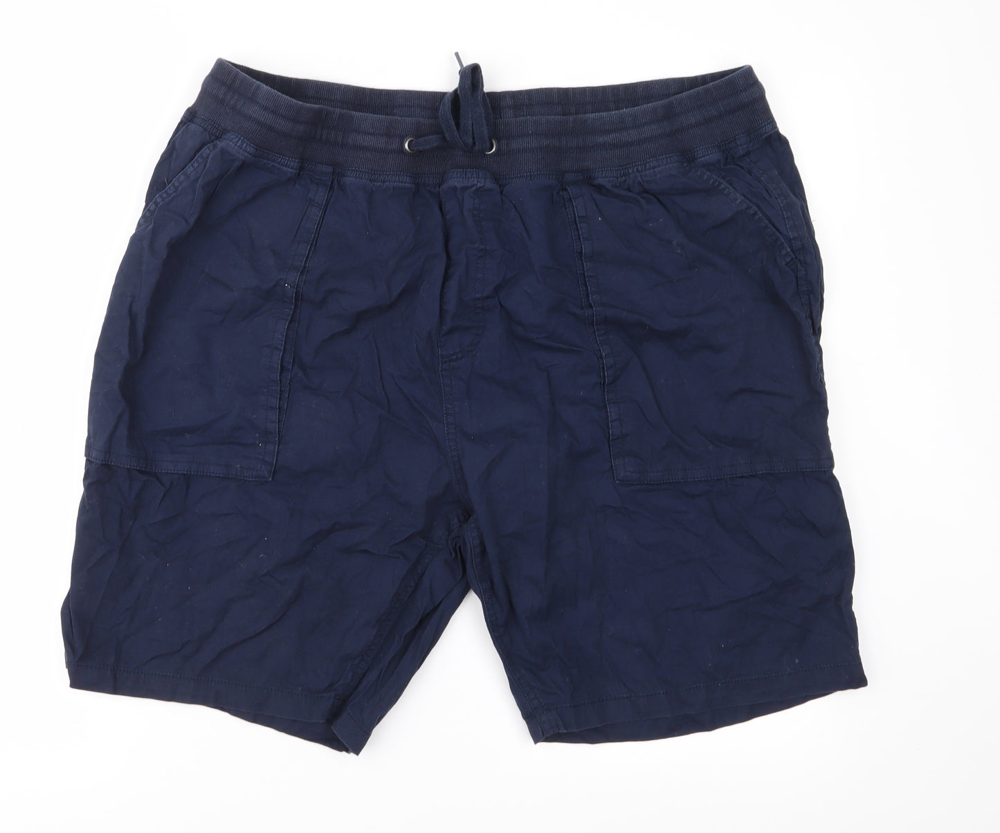 Cotton Traders Mens Blue   Chino Shorts Size 42 in