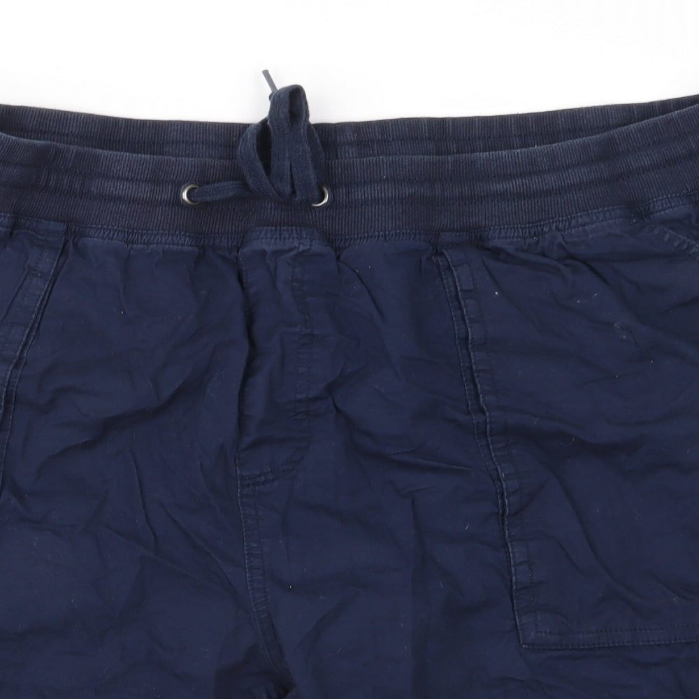 Cotton Traders Mens Blue   Chino Shorts Size 42 in